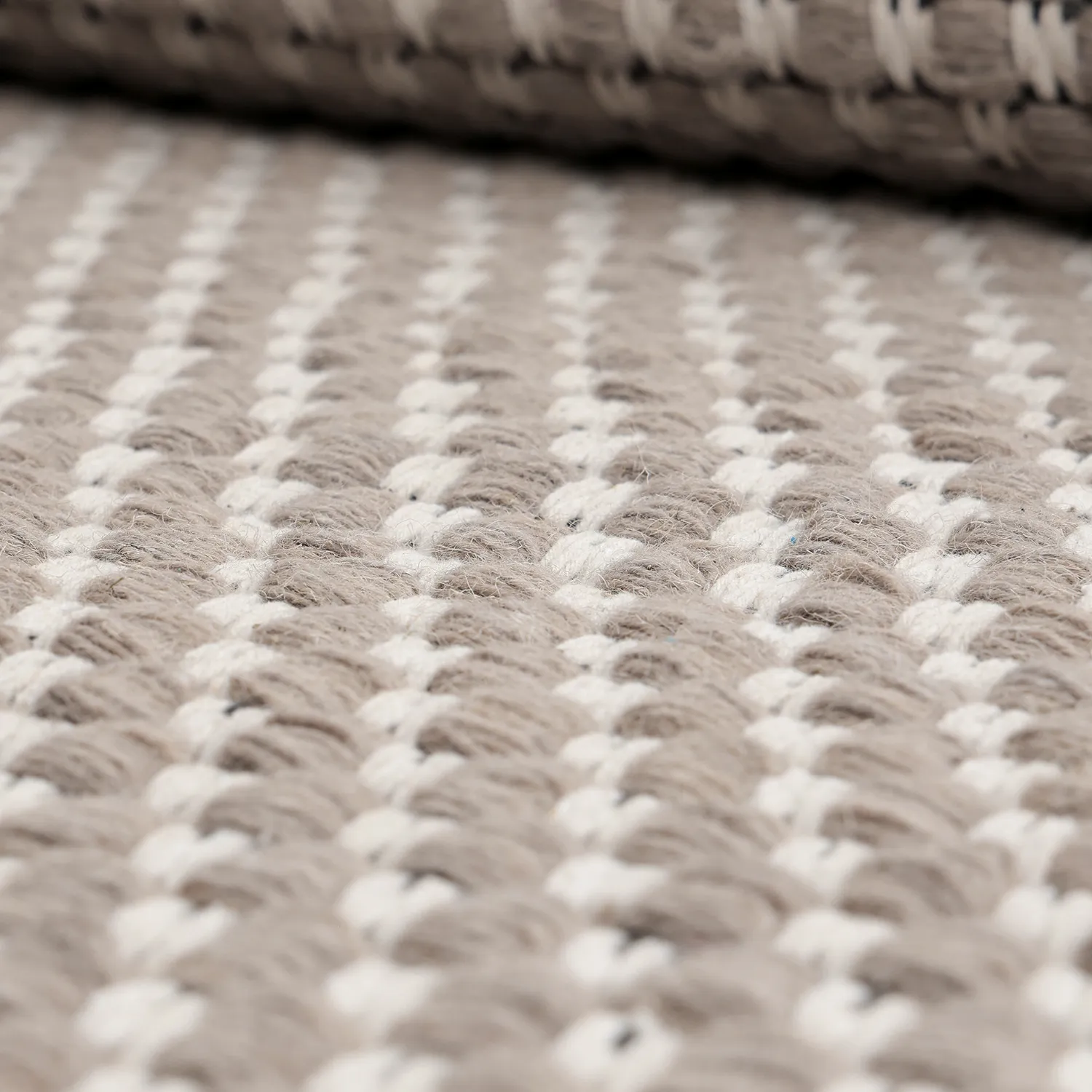 Alfombra de Lana - Ovelia (topo/blanco)