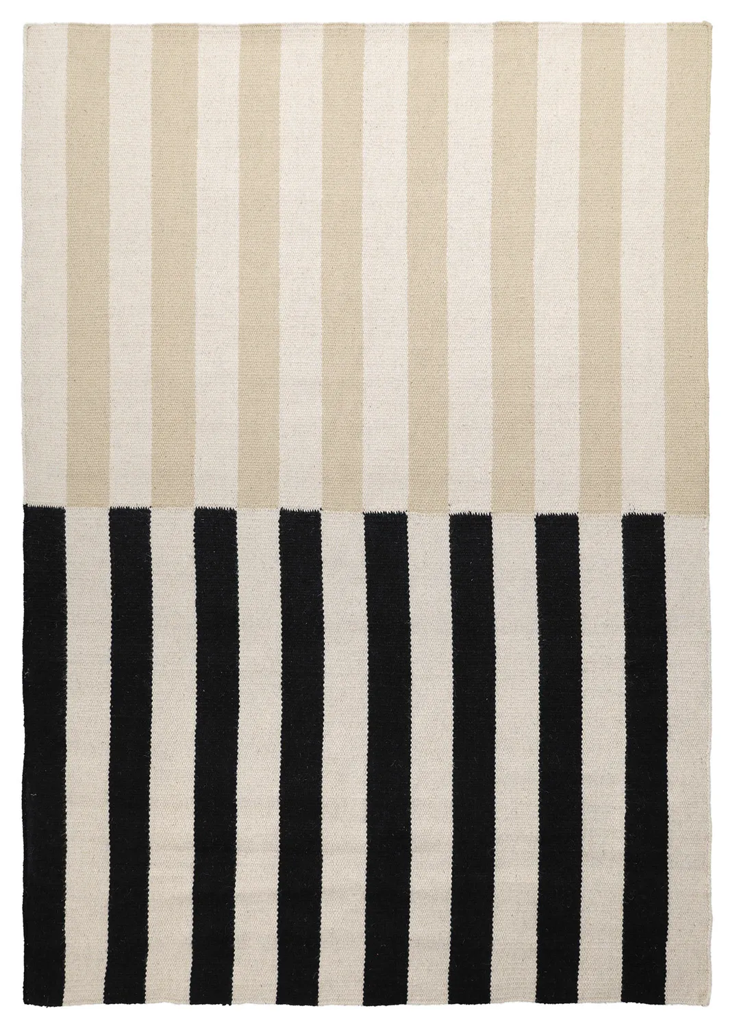 Alfombra de Lana - Peniche (crema/beige)