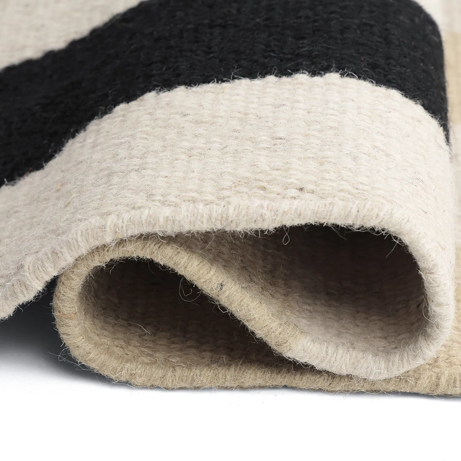 Alfombra de Lana - Peniche (crema/beige)