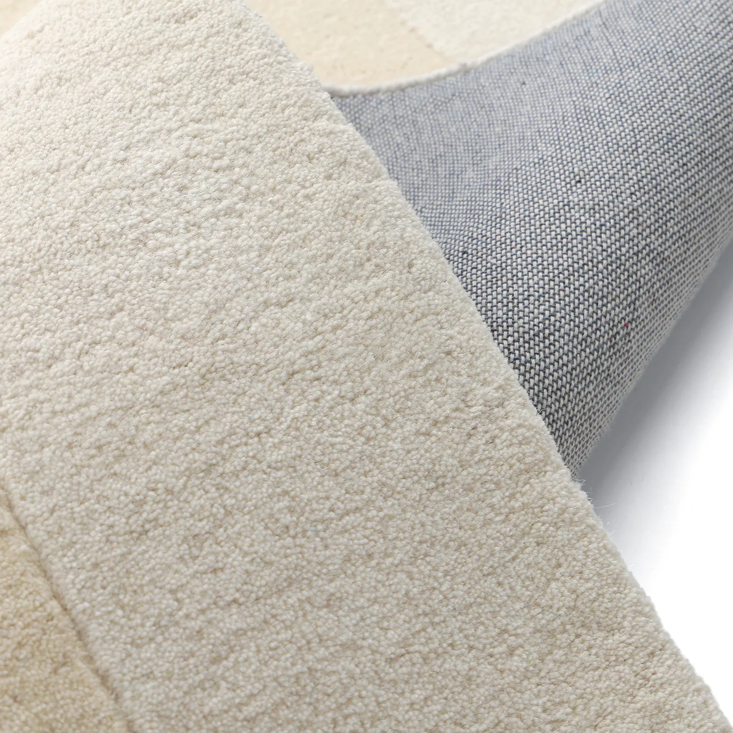 Alfombra de Lana - Puri Hand Tufted Wool Premium (crema/blanco)