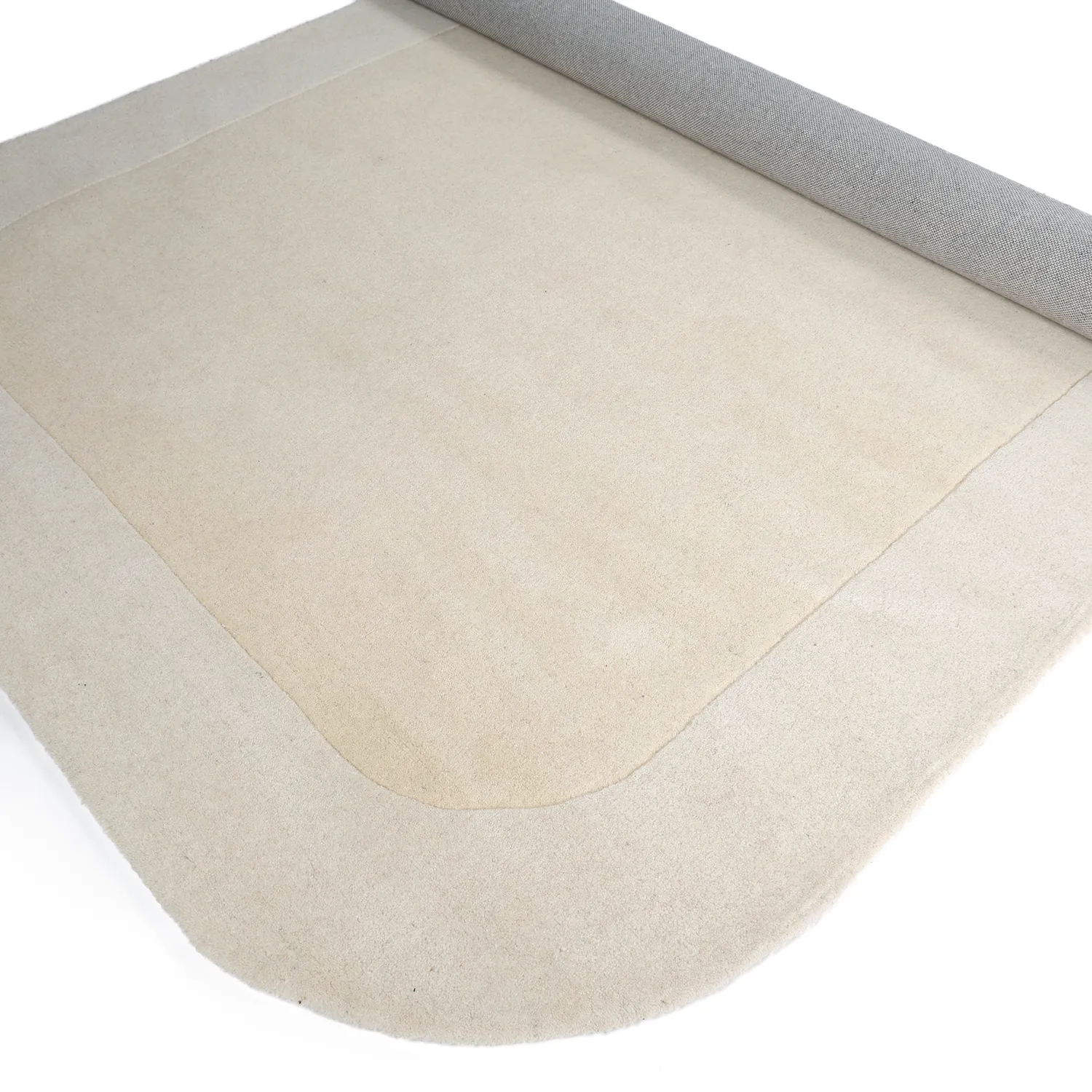 Alfombra de Lana - Puri Hand Tufted Wool Premium (crema/blanco)