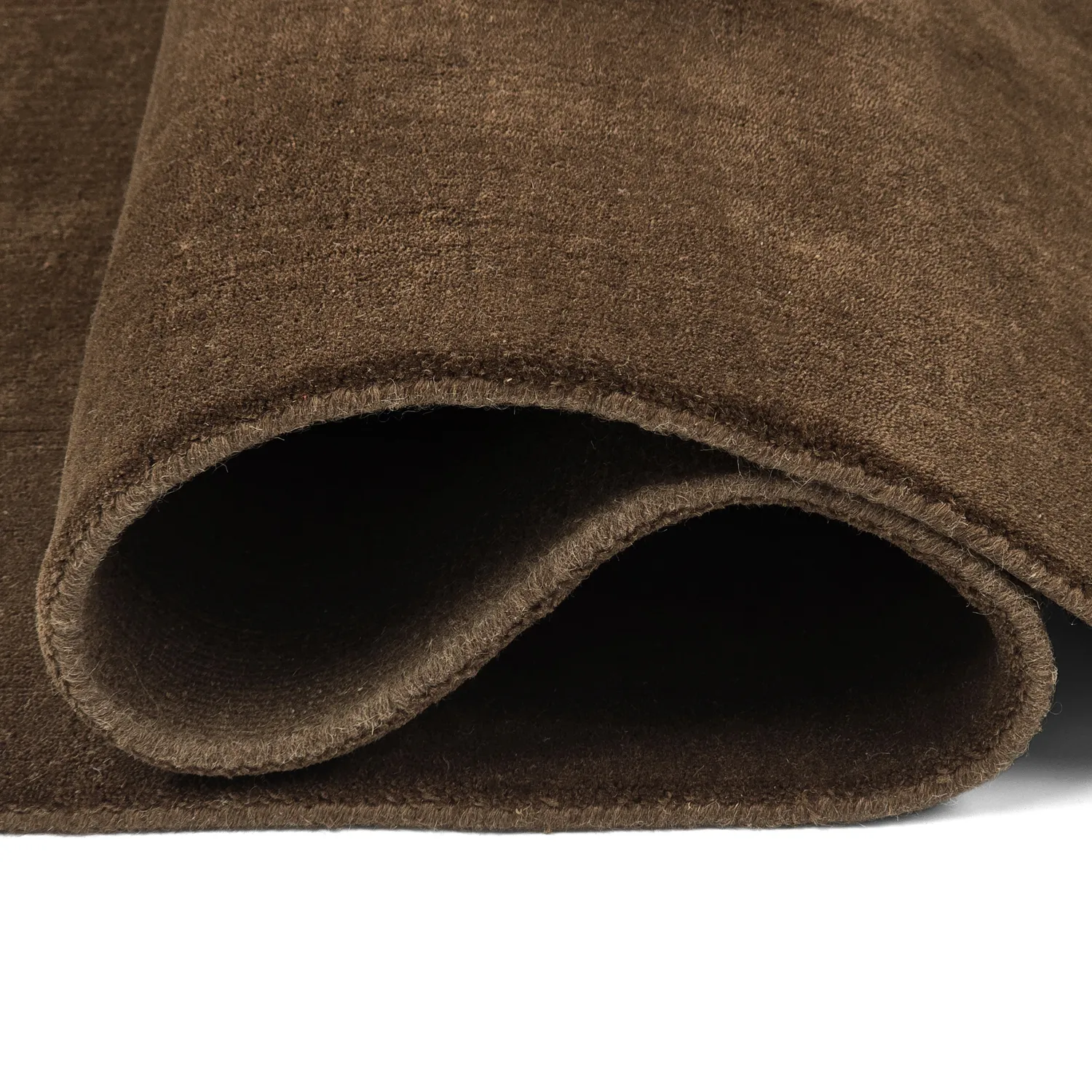 Alfombra de Lana - Rozel Handloom Wool Premium (marrón)