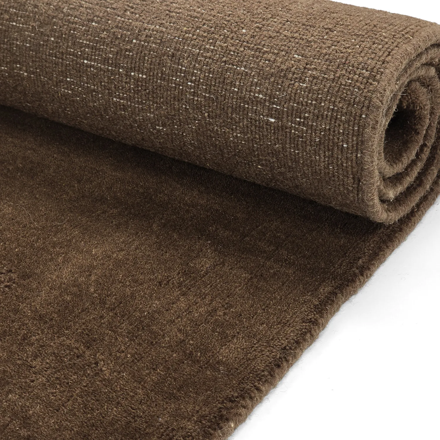 Alfombra de Lana - Rozel Handloom Wool Premium (marrón)