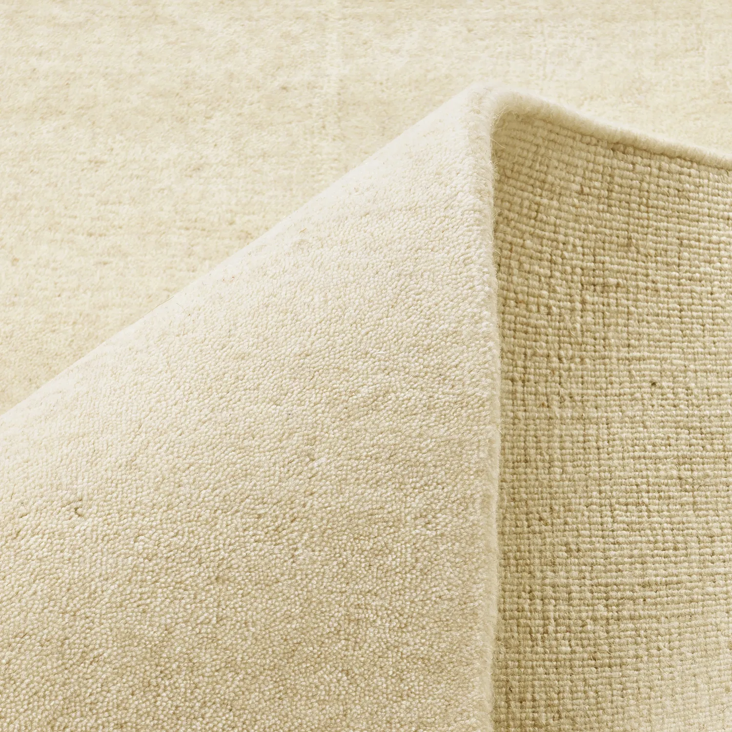 Alfombra de Lana - Rozel Handloom Wool Premium (crema)