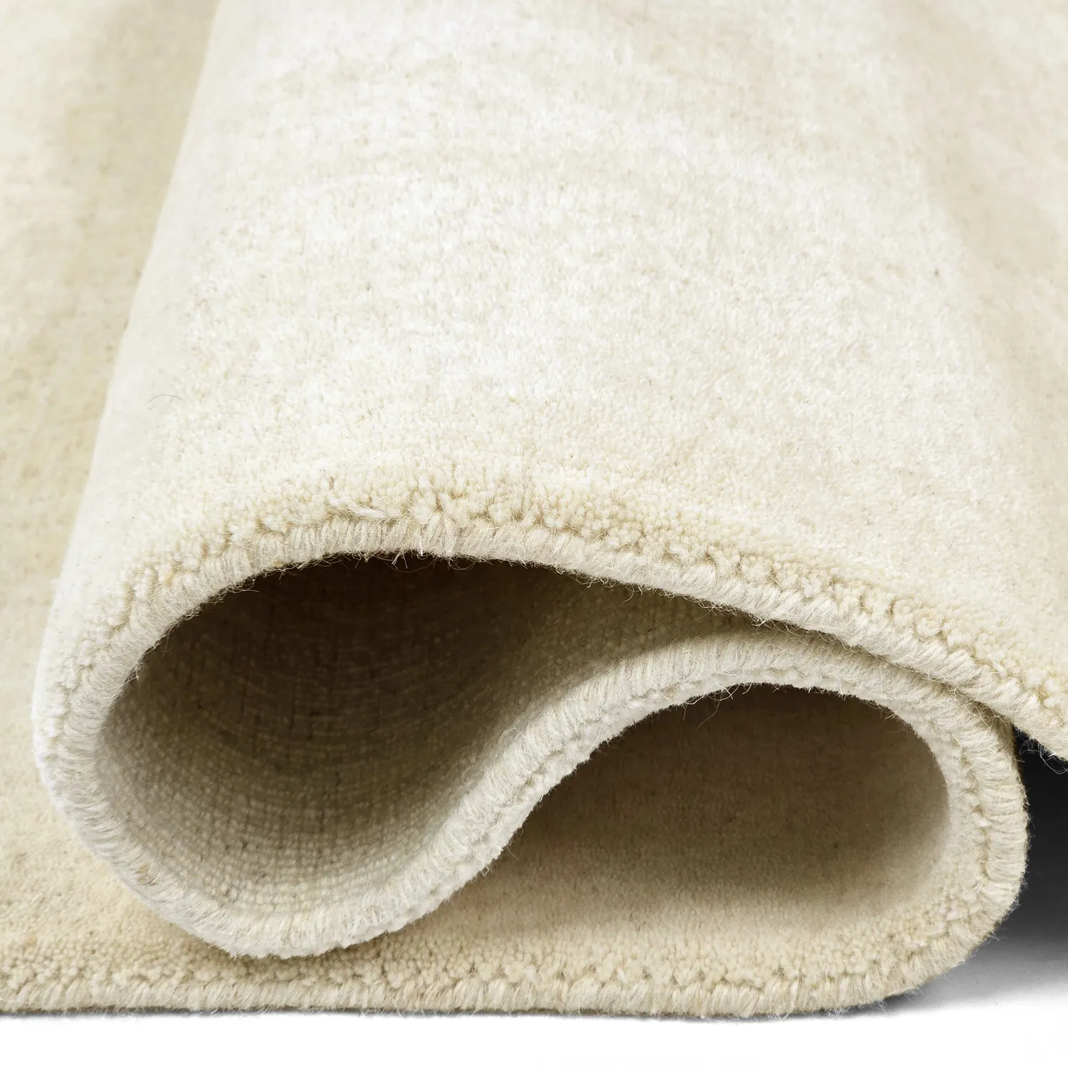 Alfombra de Lana - Rozel Handloom Wool Premium (crema)
