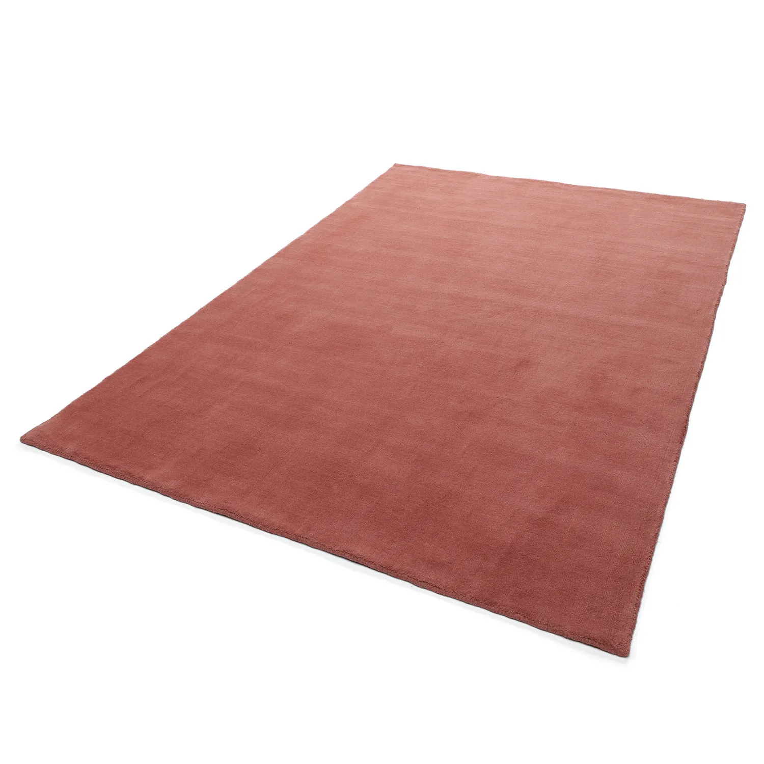 Alfombra de Lana - Rozel Handloom Wool Premium (rojo apagado)