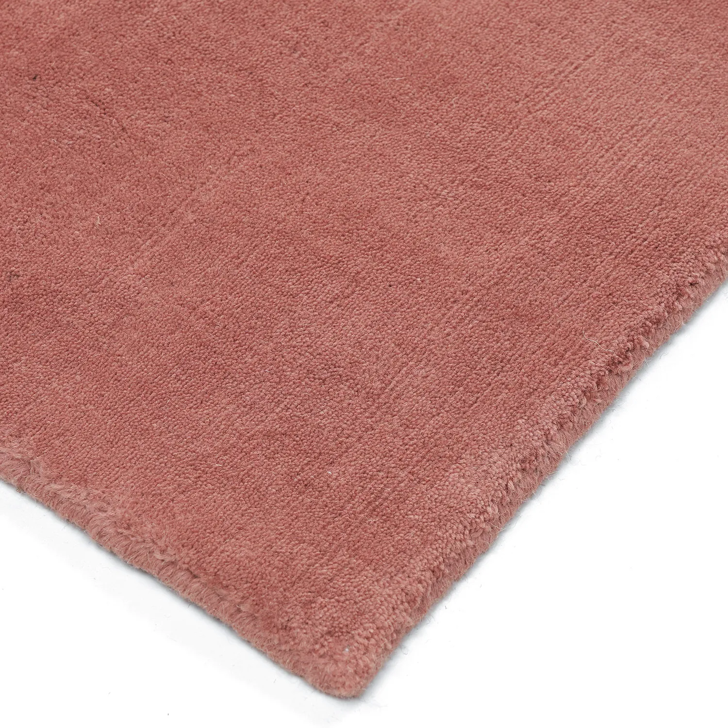 Alfombra de Lana - Rozel Handloom Wool Premium (rojo apagado)