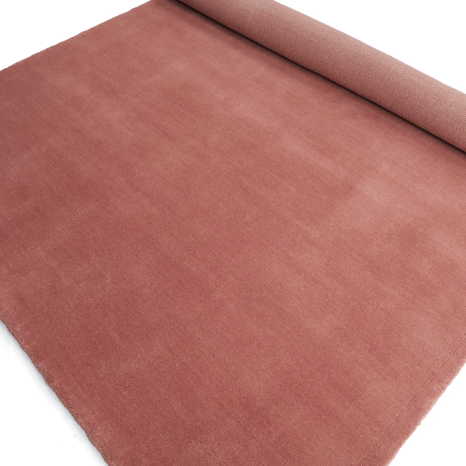 Alfombra de Lana - Rozel Handloom Wool Premium (rojo apagado)