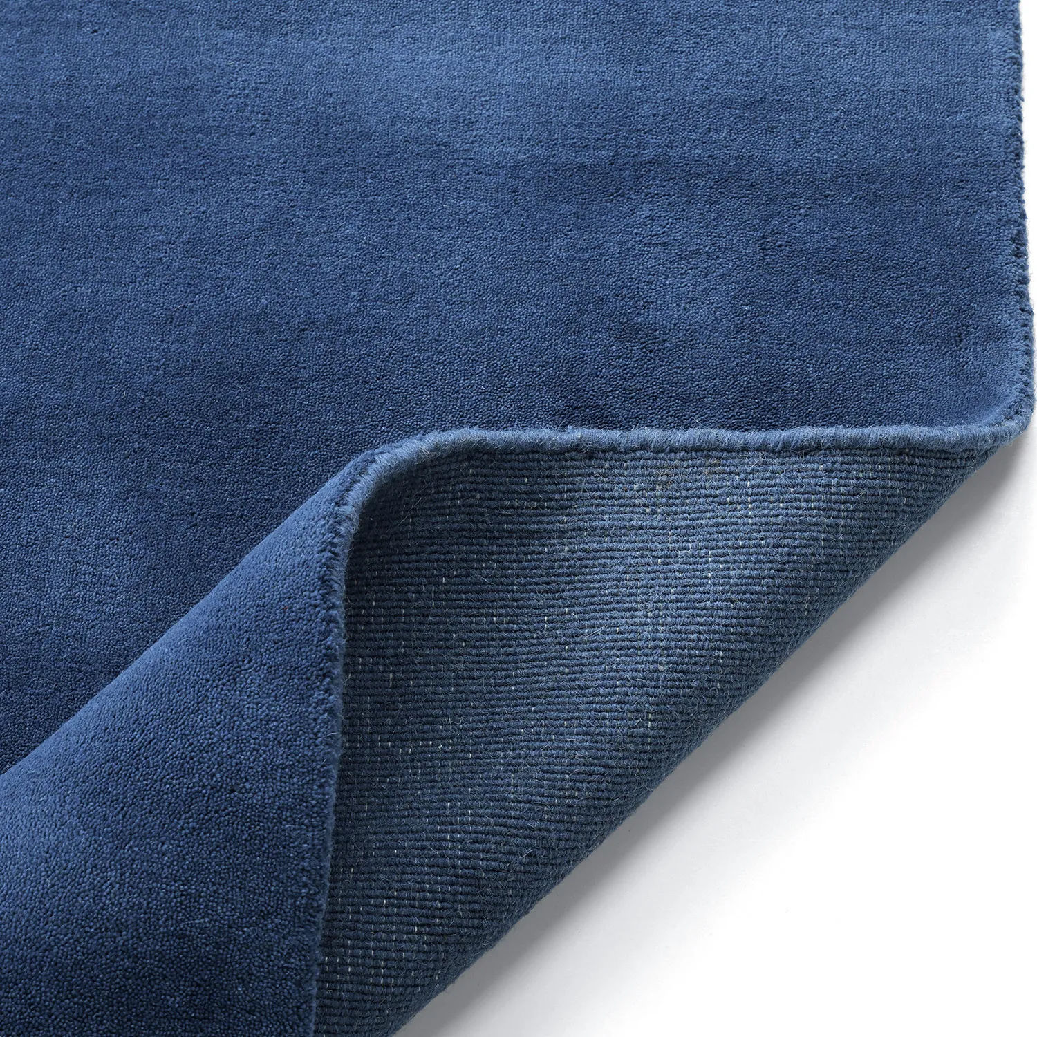 Alfombra de Lana - Rozel Handloom Wool Premium (azul marino)