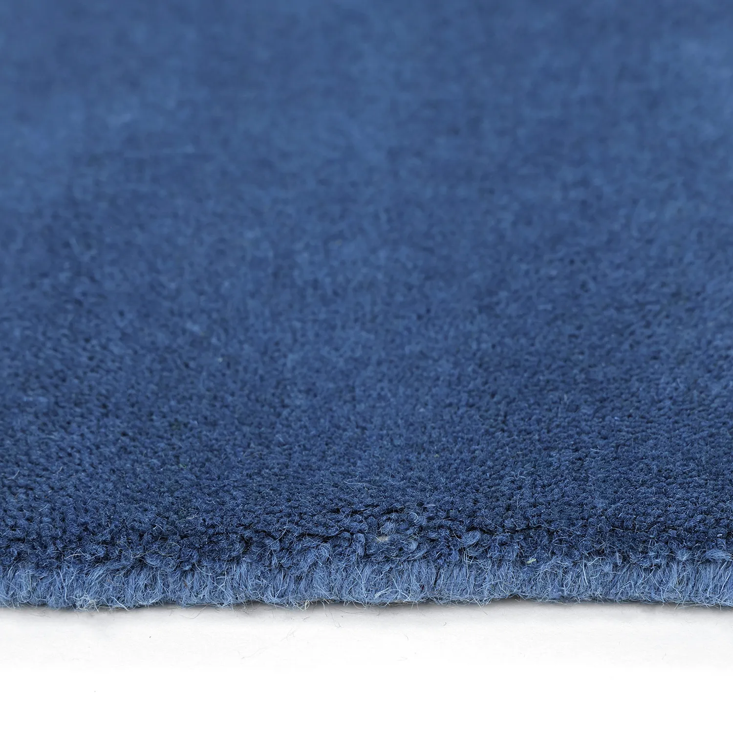 Alfombra de Lana - Rozel Handloom Wool Premium (azul marino)