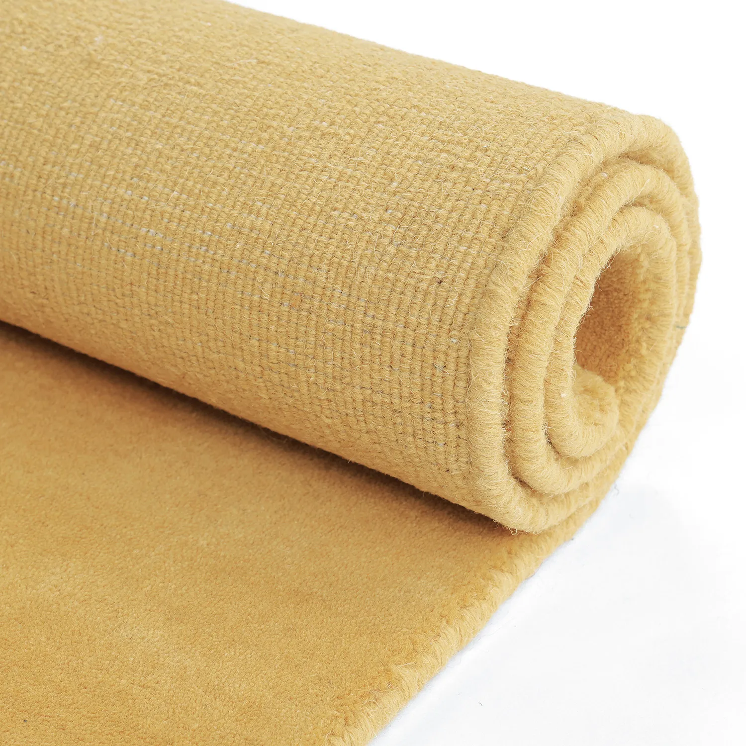 Alfombra de Lana - Rozel Handloom Wool Premium (ocre)