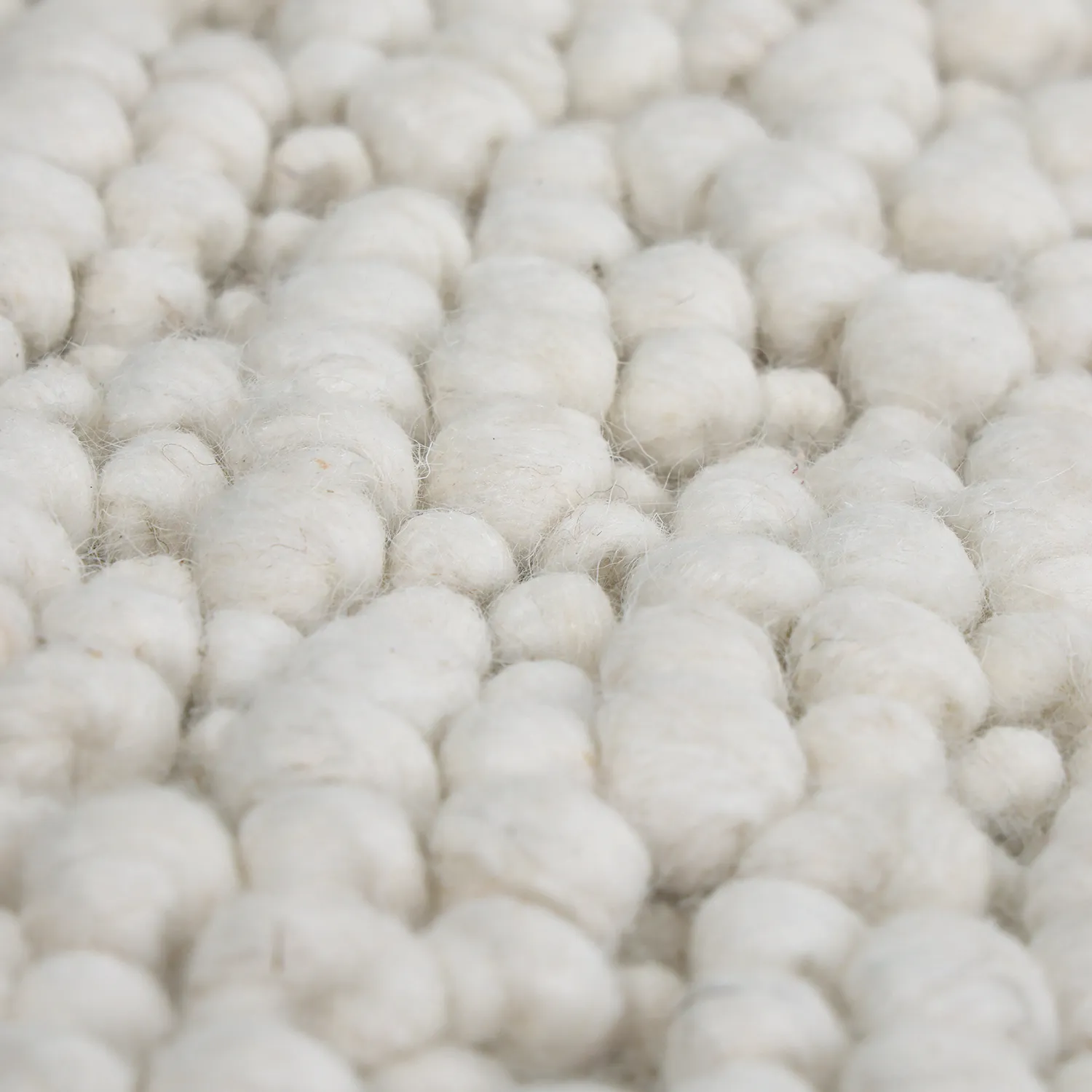 Alfombra de Lana - Sala Irregular Wool Bubble (crema)