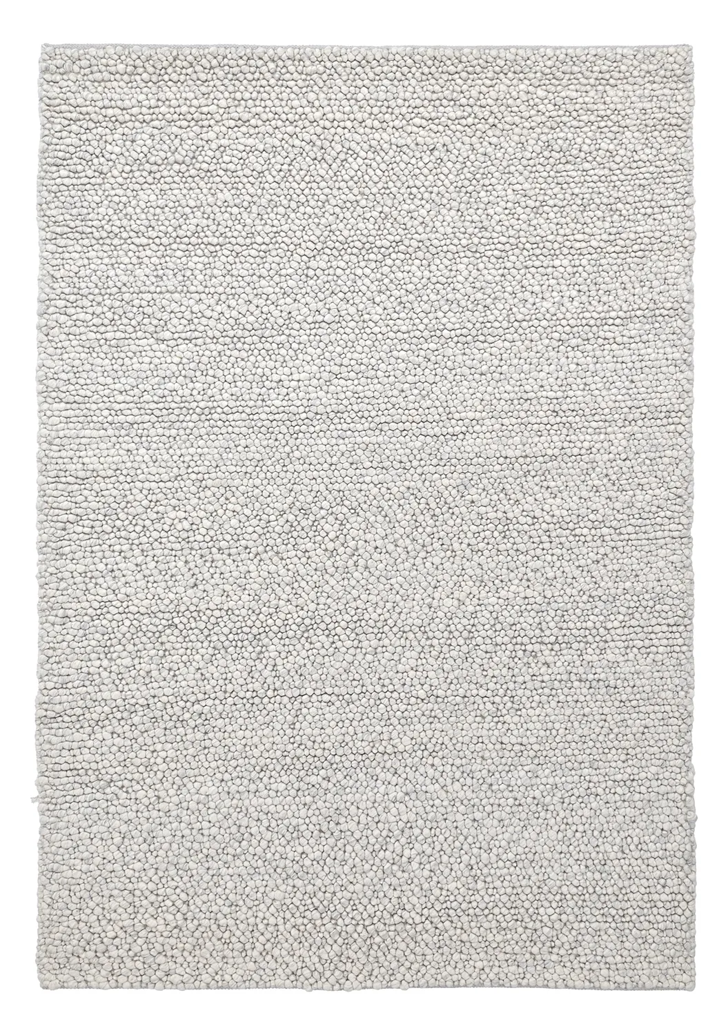 Alfombra de Lana - Sala Irregular Wool Bubble (gris claro melange)