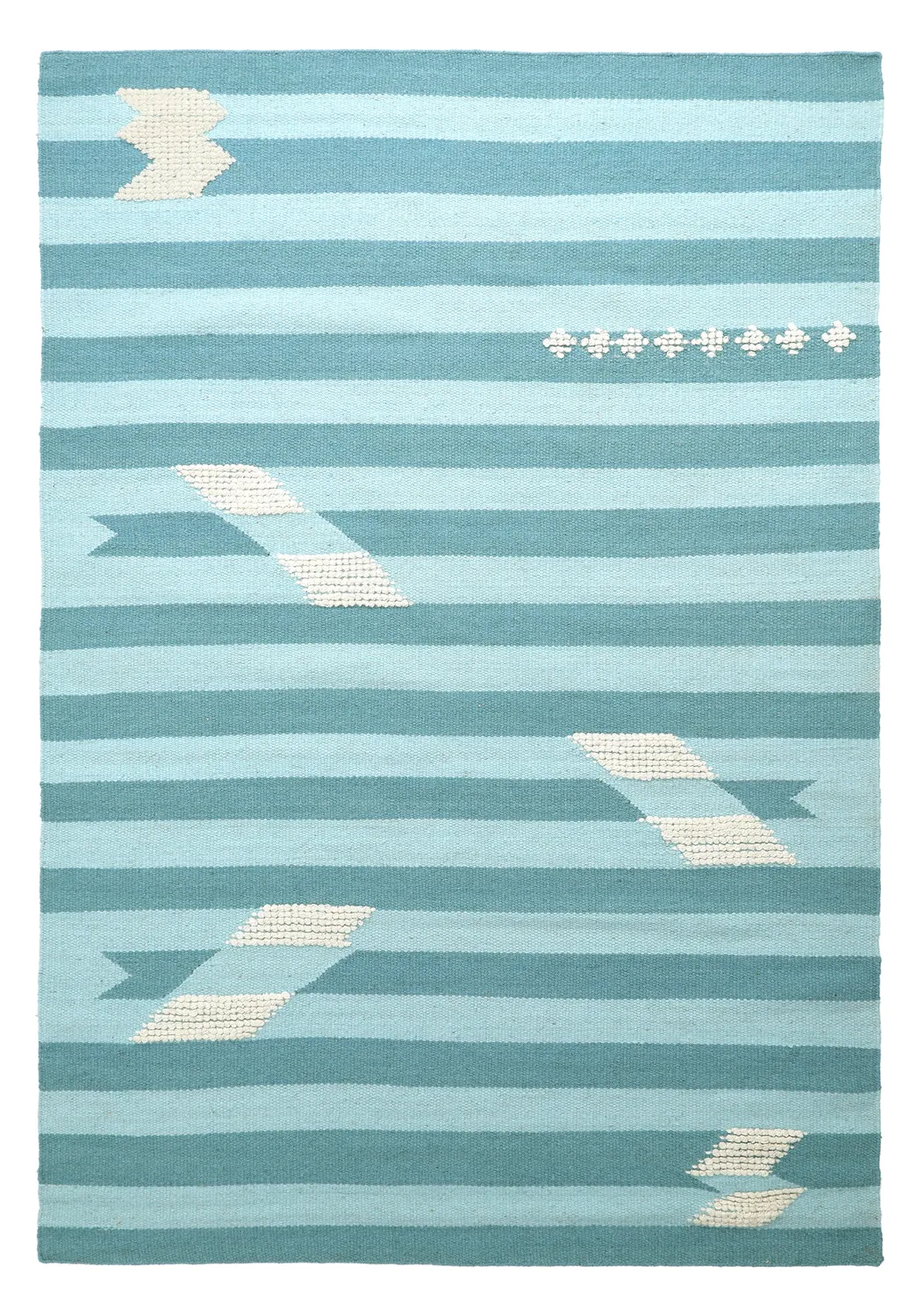 Alfombra de Lana - Serpa (azul claro)