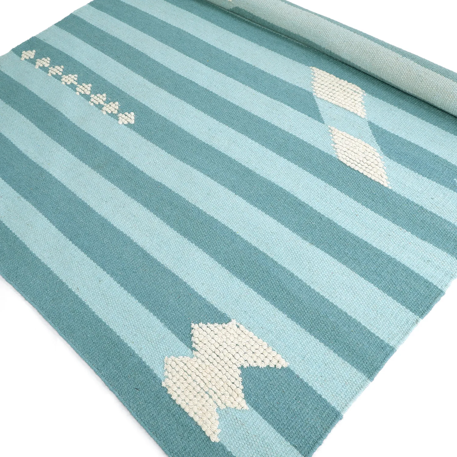 Alfombra de Lana - Serpa (azul claro)