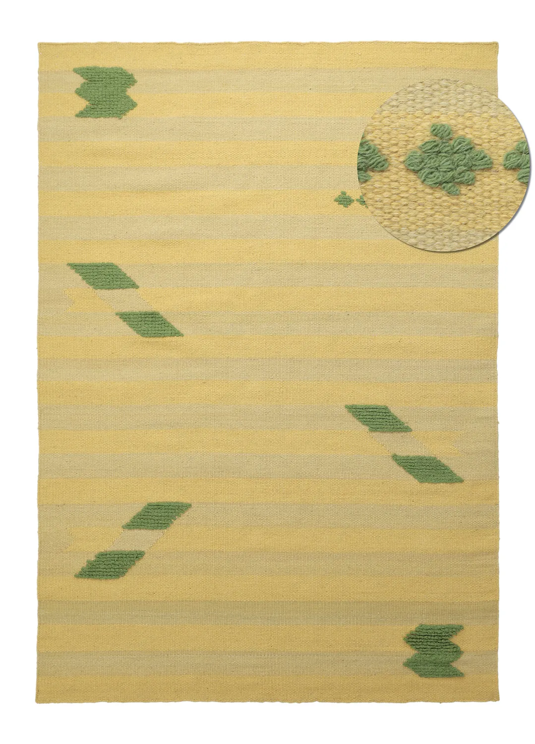 Alfombra de Lana - Serpa (amarillo claro)