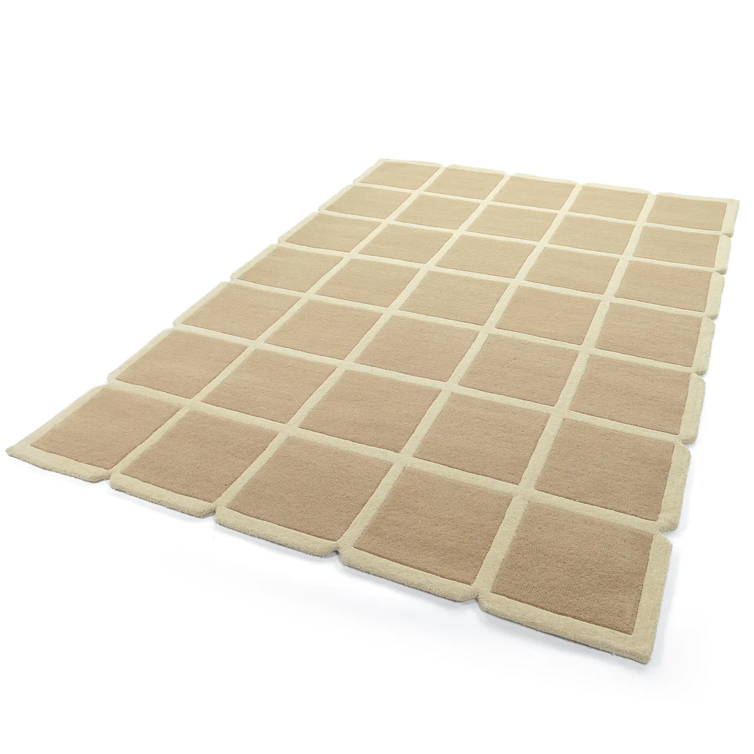 Alfombra de Lana - Syl Hand Tufted Wool Premium (beige/crema)