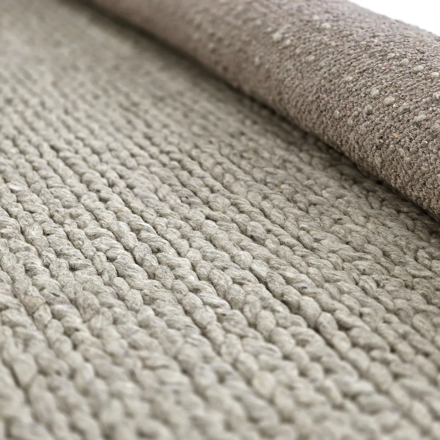 Alfombra de Lana - Talvia Braided Wool (gris)