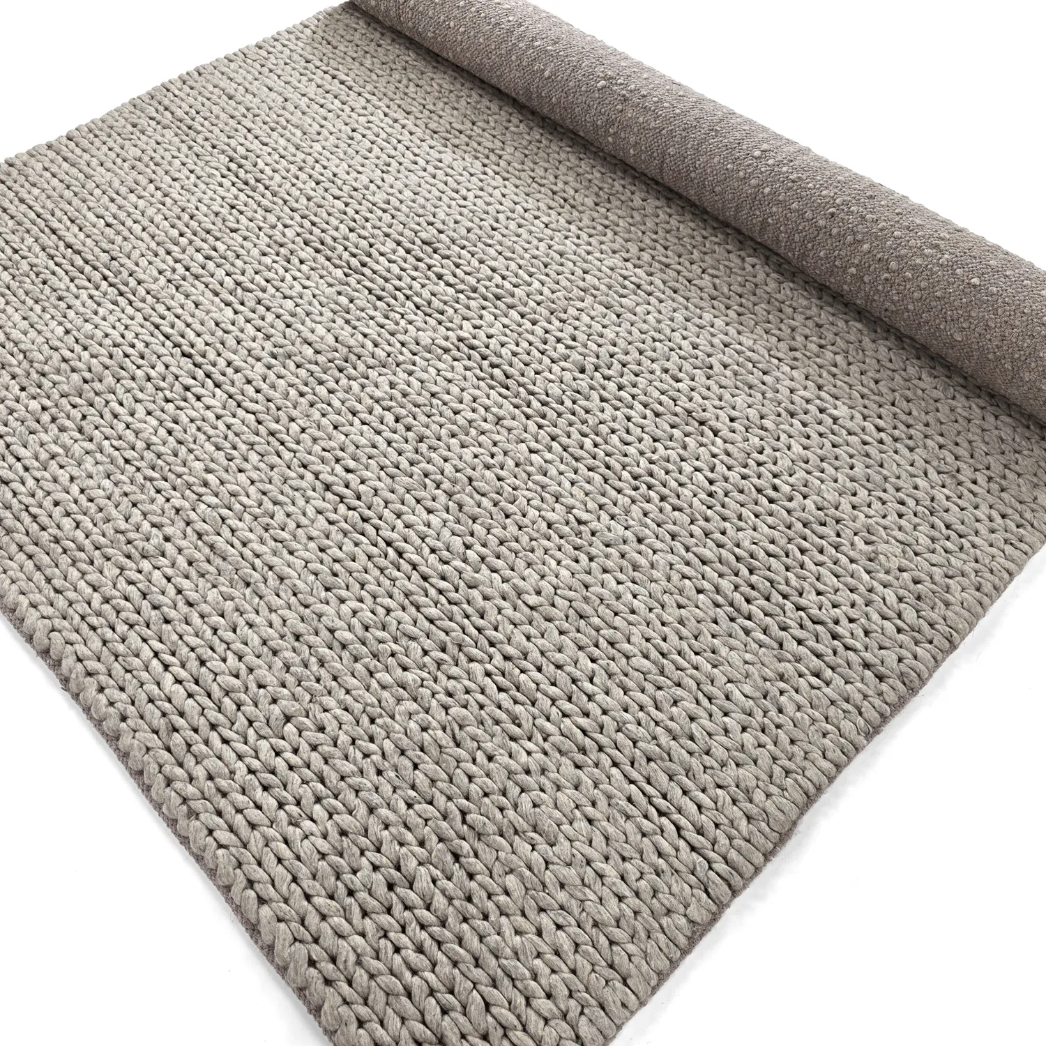 Alfombra de Lana - Talvia Braided Wool (gris)
