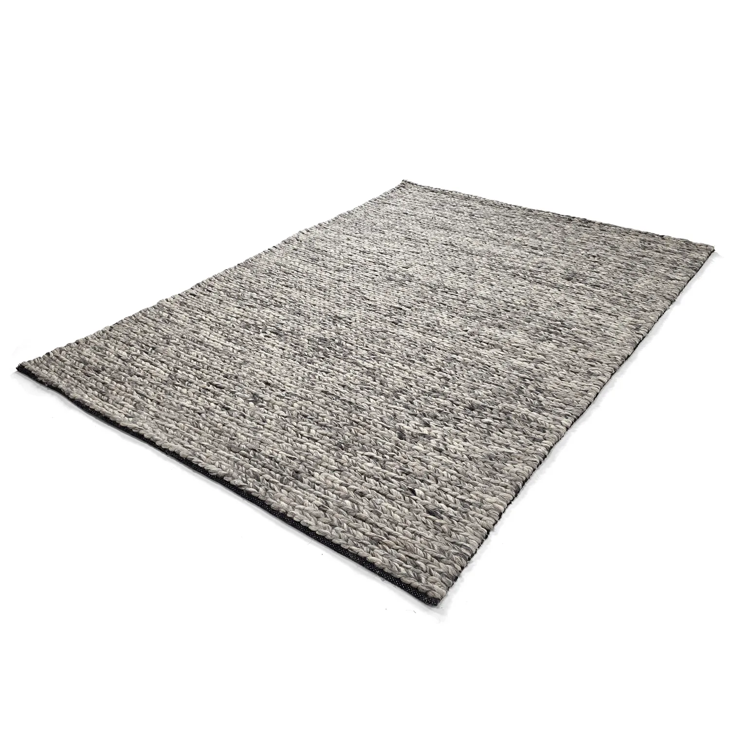 Alfombra de Lana - Talvia Braided Wool (gris oscuro)