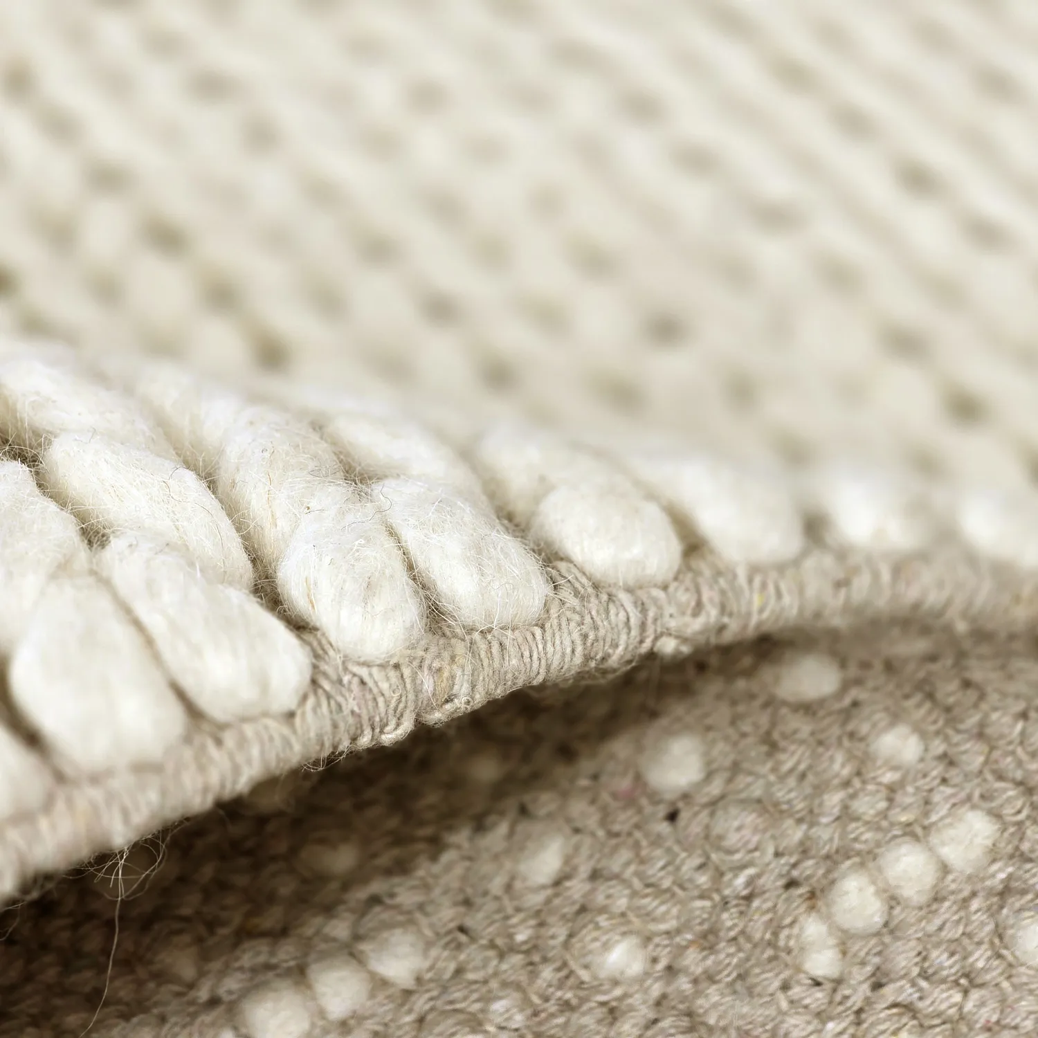 Alfombra de Lana - Talvia Braided Wool (blanquecino)