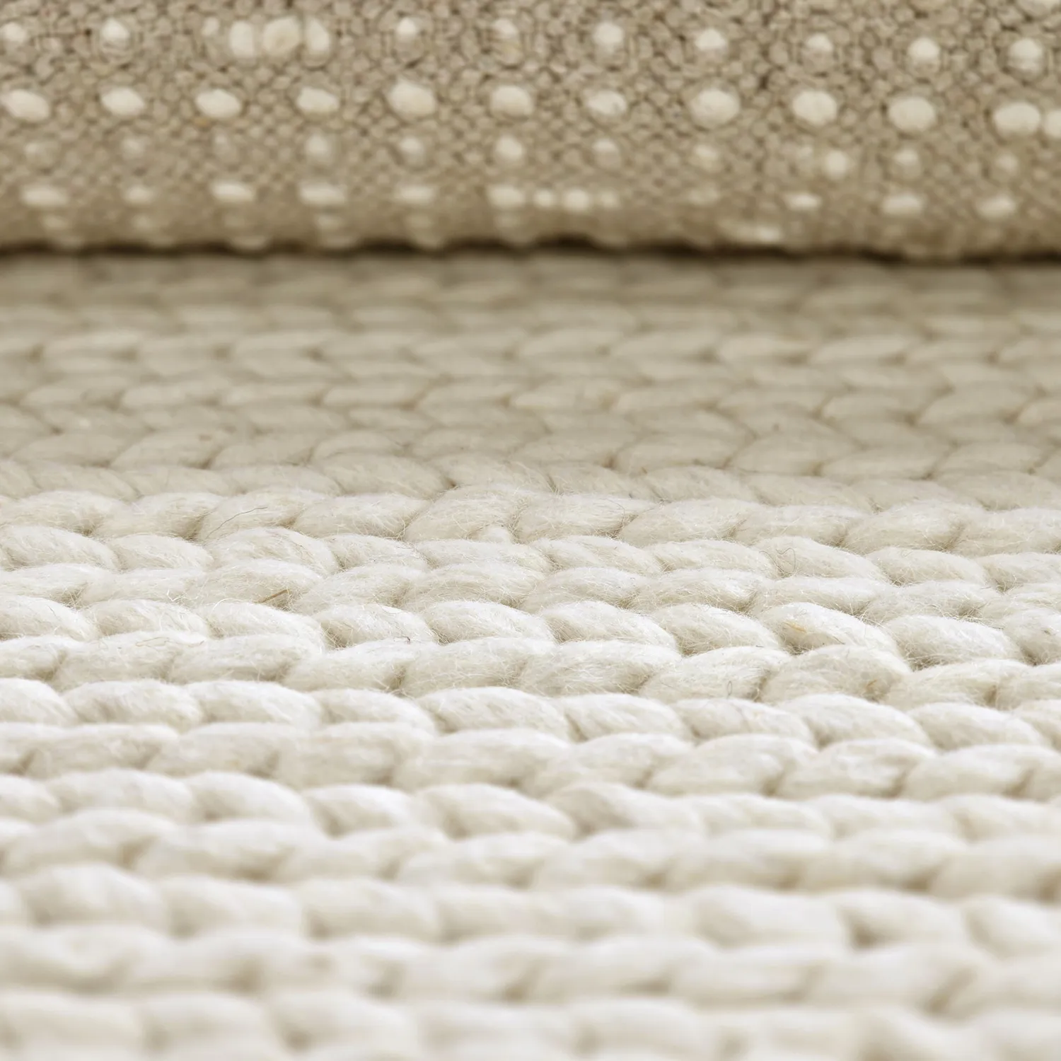 Alfombra de Lana - Talvia Braided Wool (blanquecino)