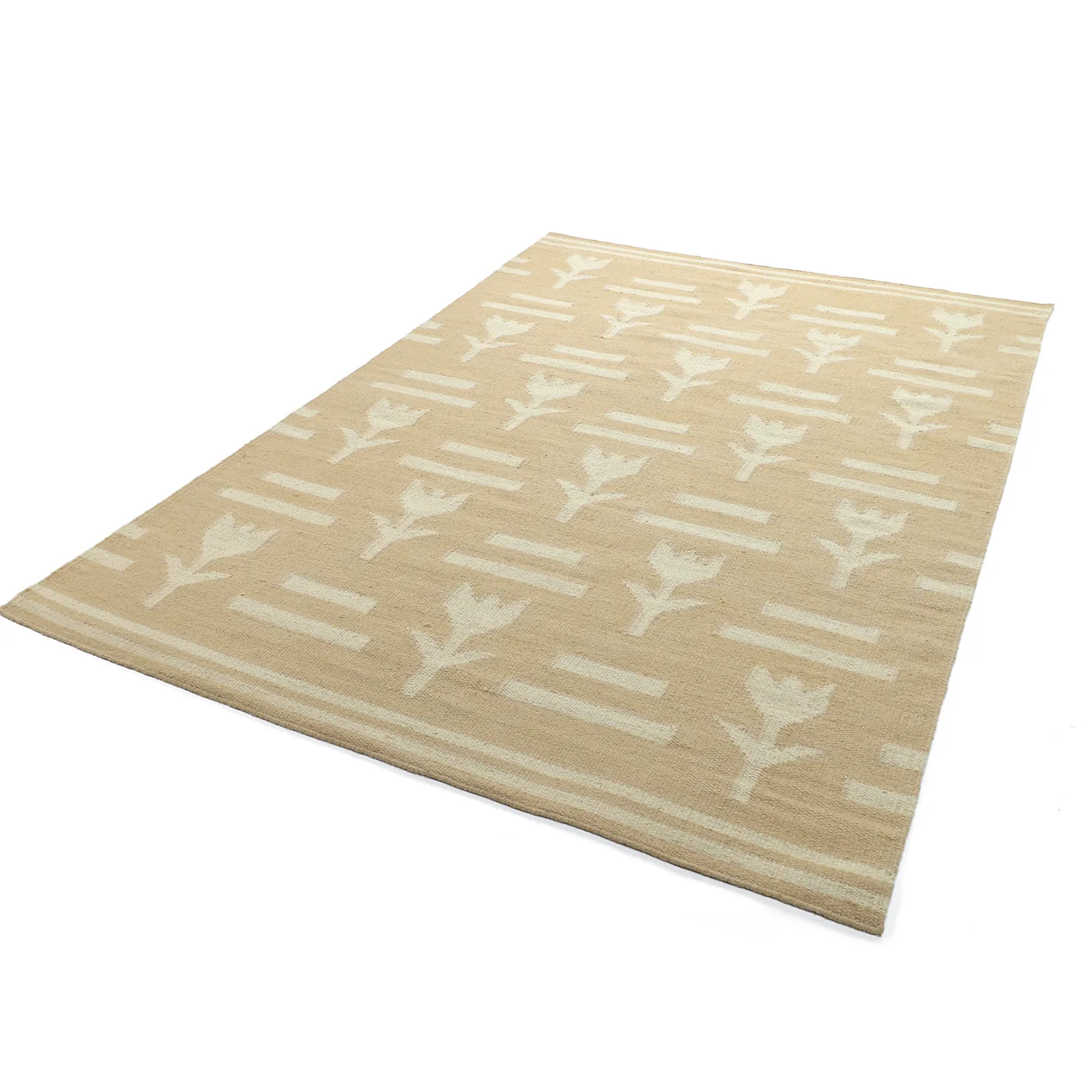 Alfombra de Lana - Tomar (beige/crema)