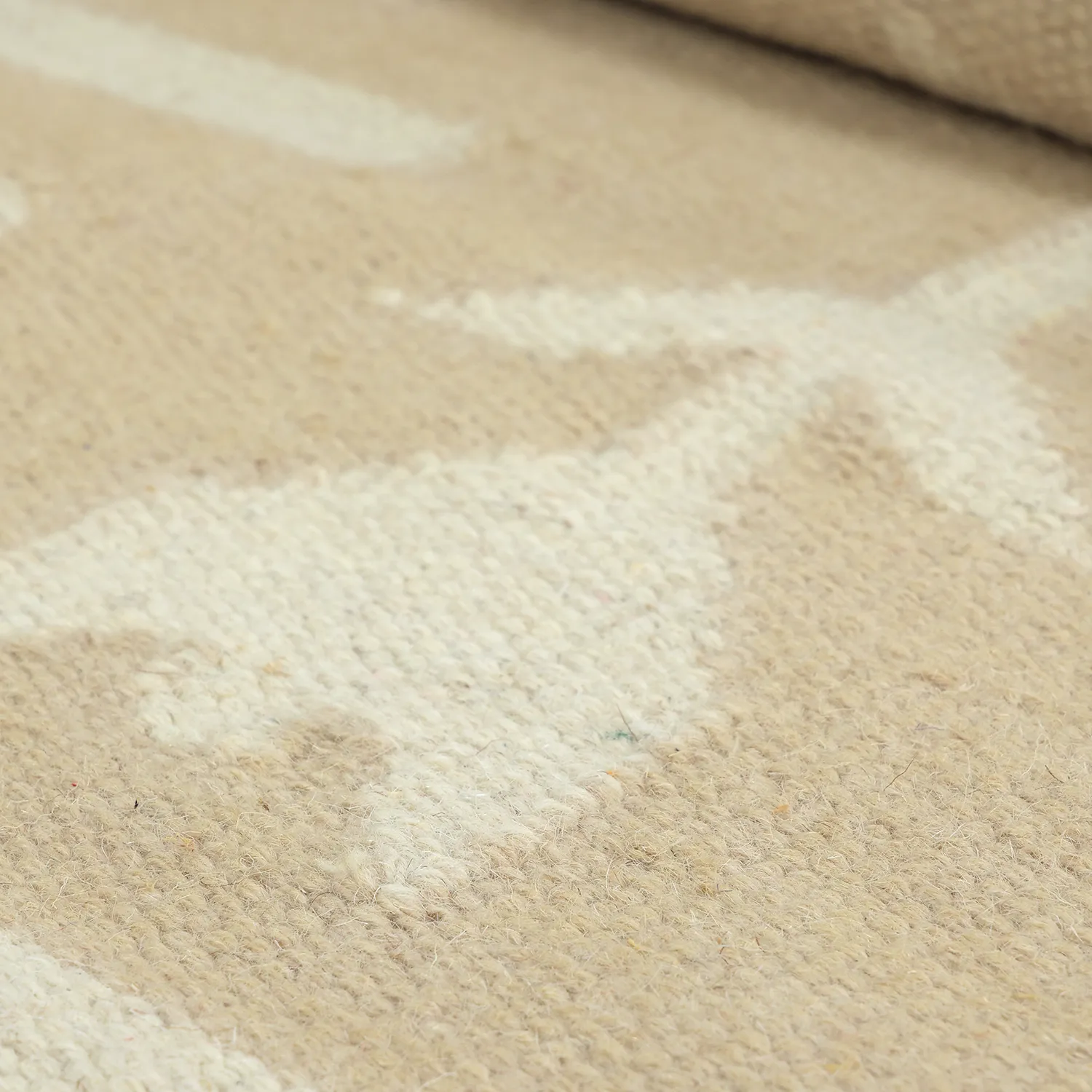 Alfombra de Lana - Tomar (beige/crema)