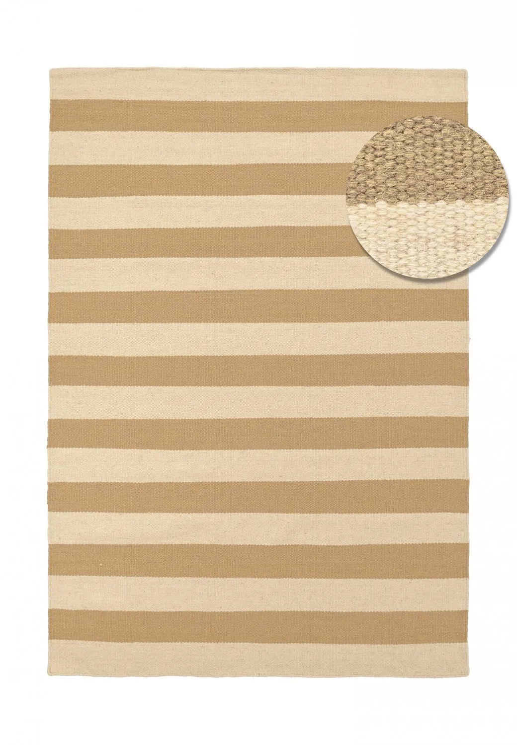 Alfombra de Lana - Torquay (blanco/beige)