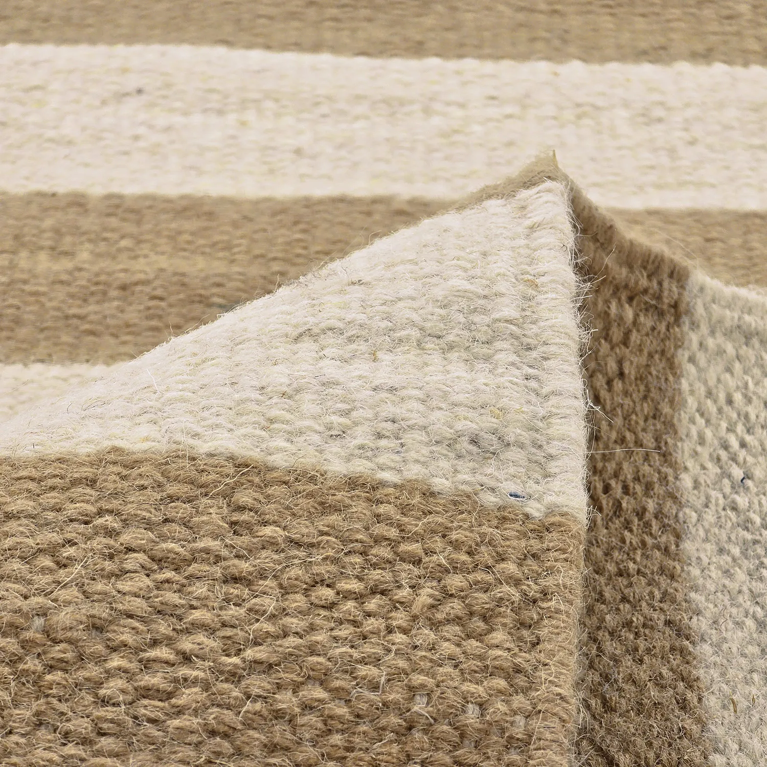 Alfombra de Lana - Torquay (blanco/beige)