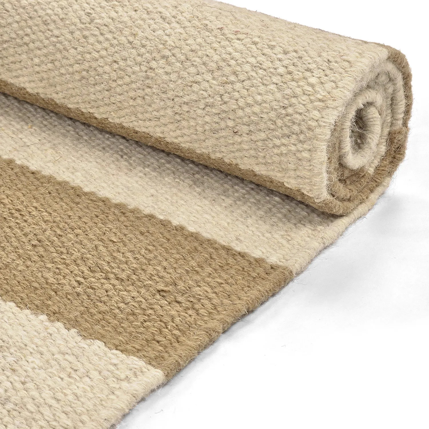 Alfombra de Lana - Torquay (blanco/beige)