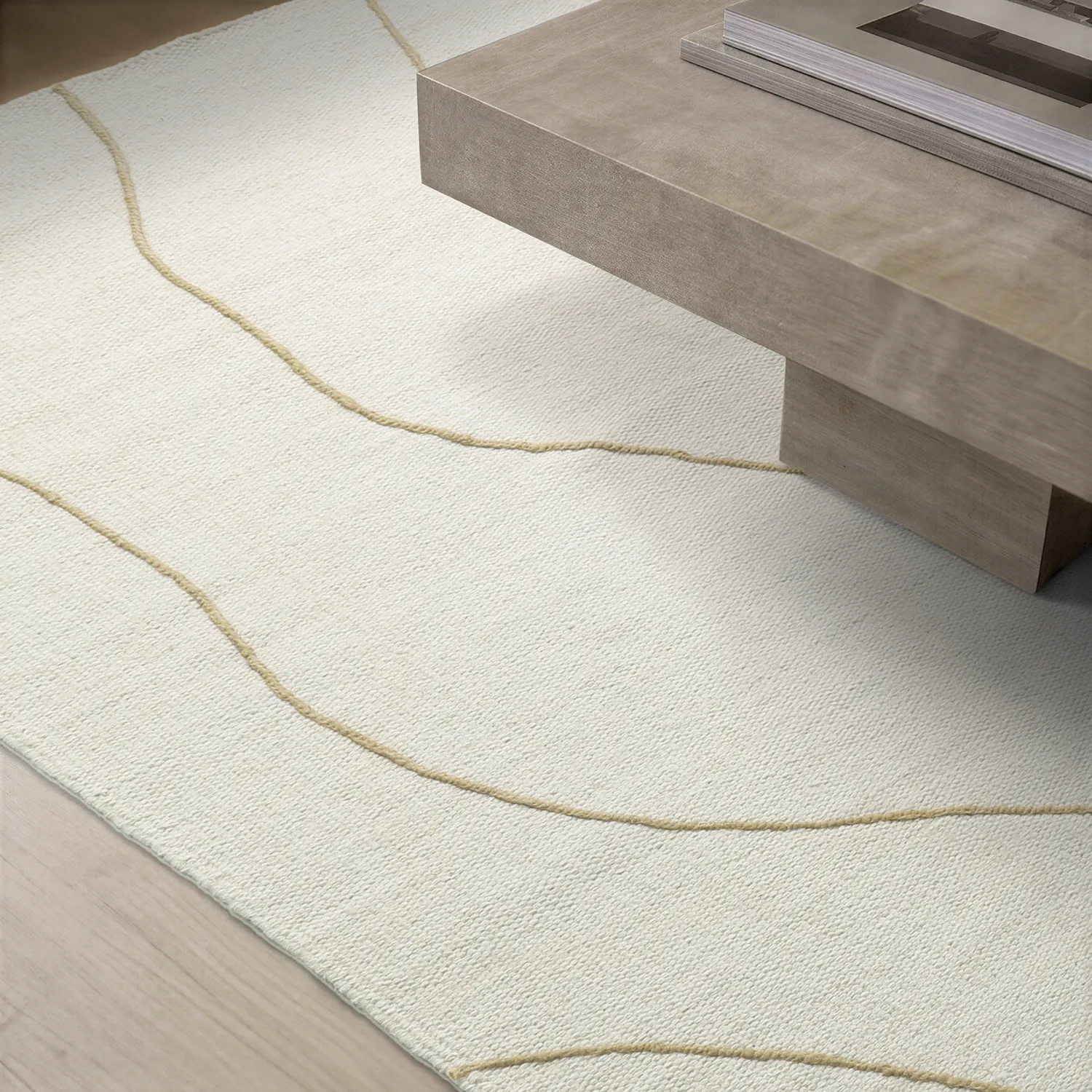 Alfombra de Lana - Viseu (crema)