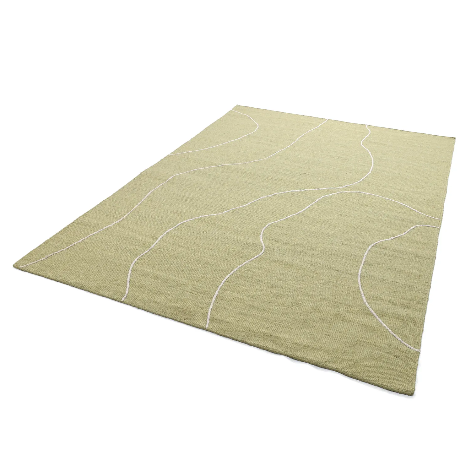 Alfombra de Lana - Viseu (verde)