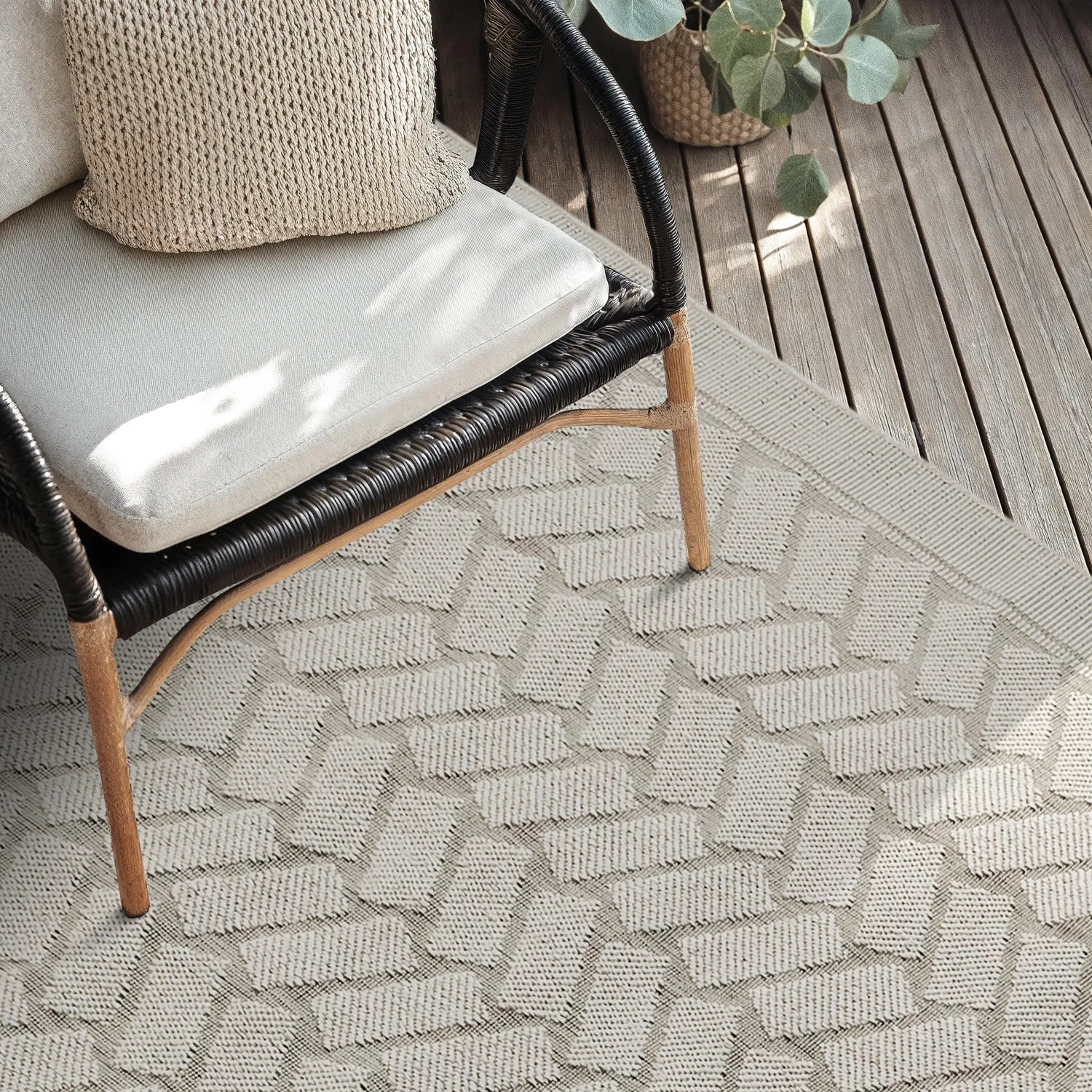 Alfombras de Interior/Exterior - Aria (blanquecino)