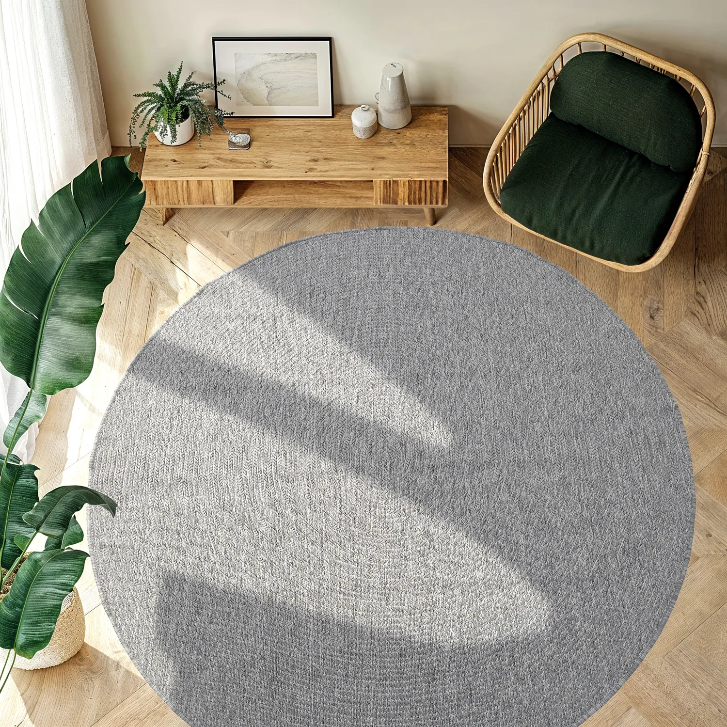 Alfombras redondeadas - Indoor/Outdoor Arlo (gris)