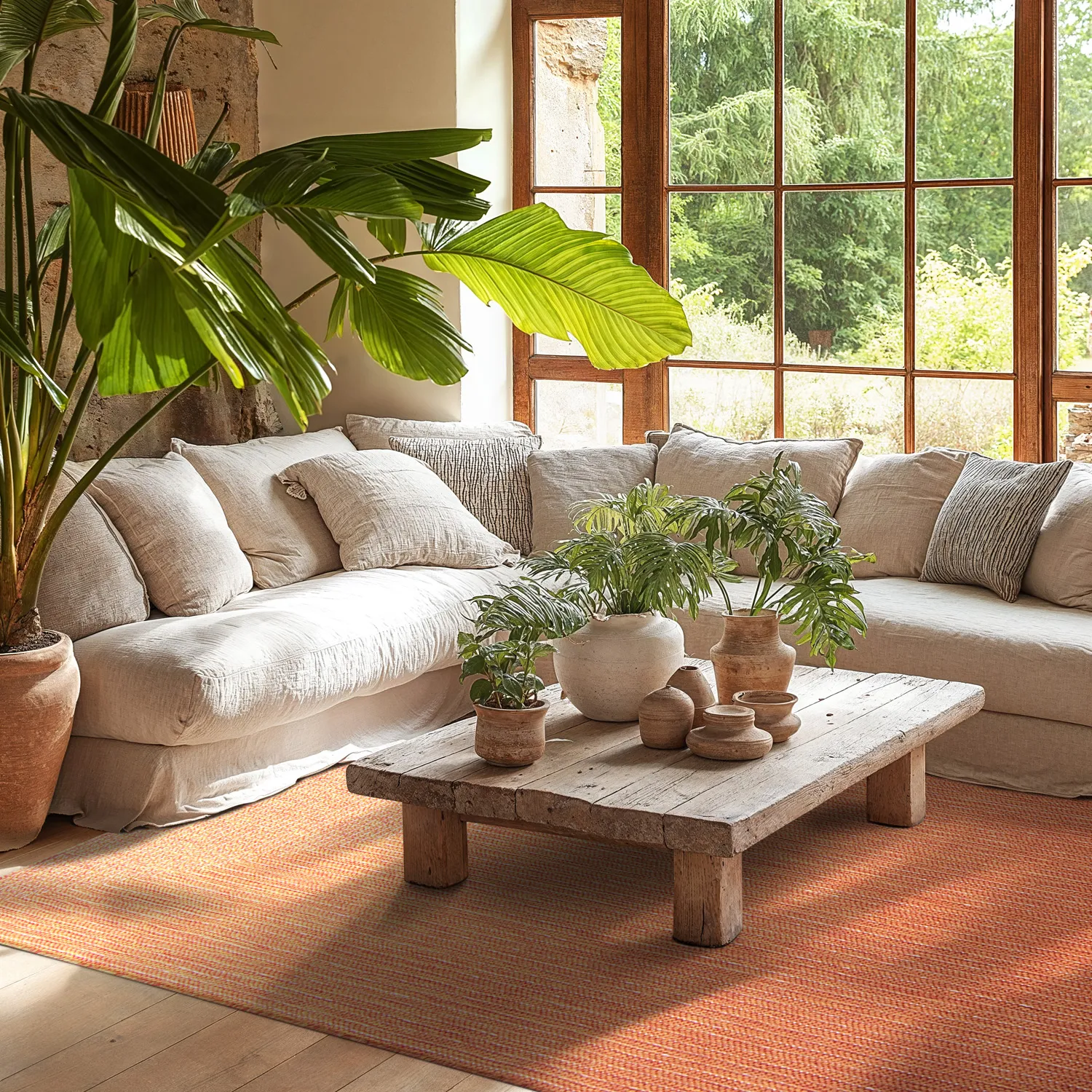 Alfombras de Interior/Exterior - Arlo (naranja)