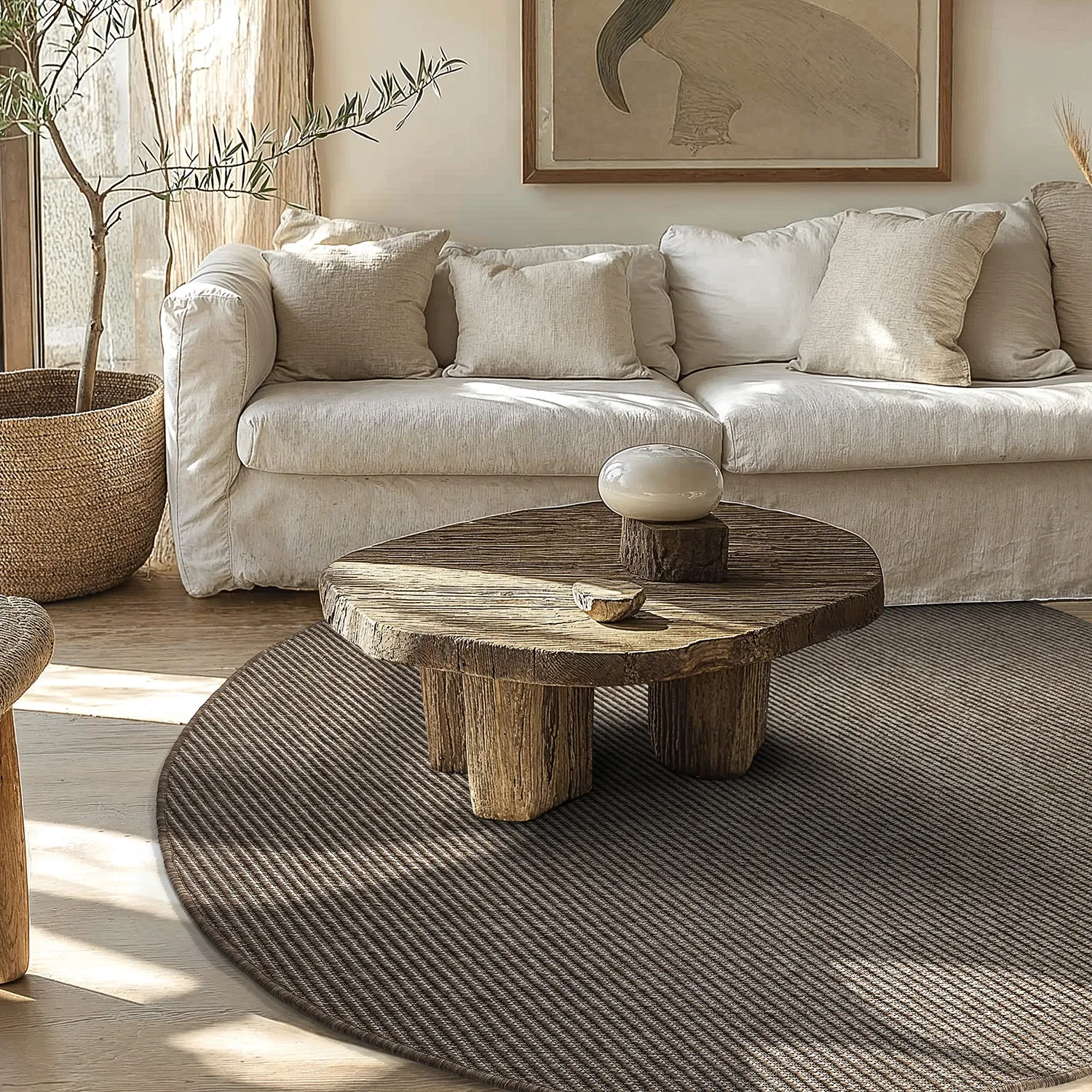 Alfombras redondeadas - Indoor/Outdoor Bennett (beige)