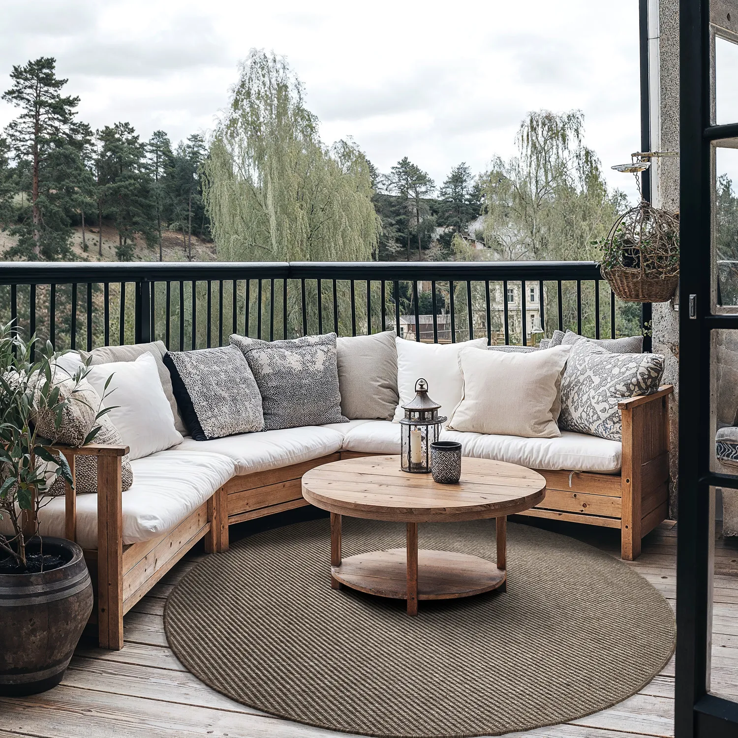Alfombras redondeadas - Indoor/Outdoor Bennett (beige)