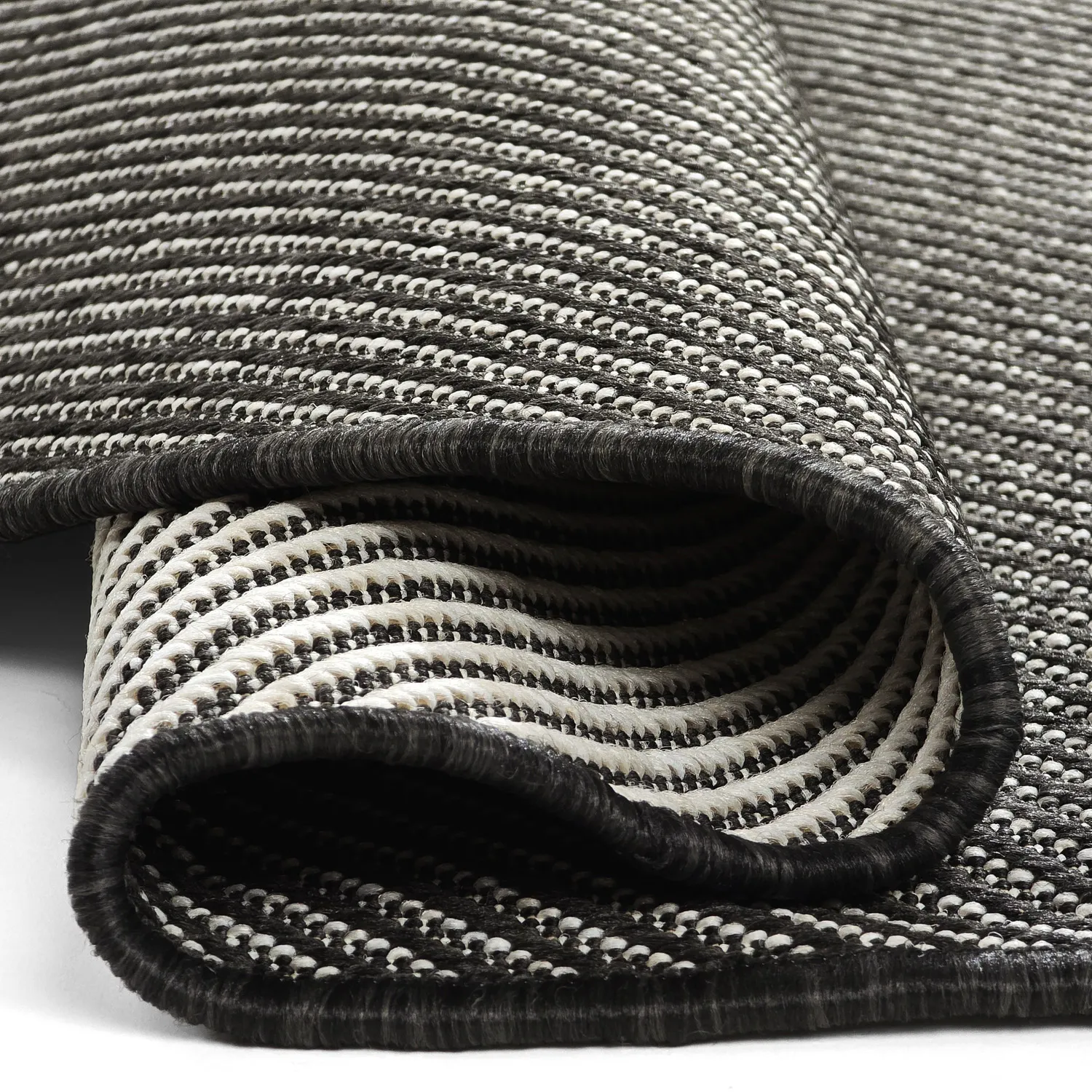 Alfombras redondeadas - Indoor/Outdoor Bennett (negro)
