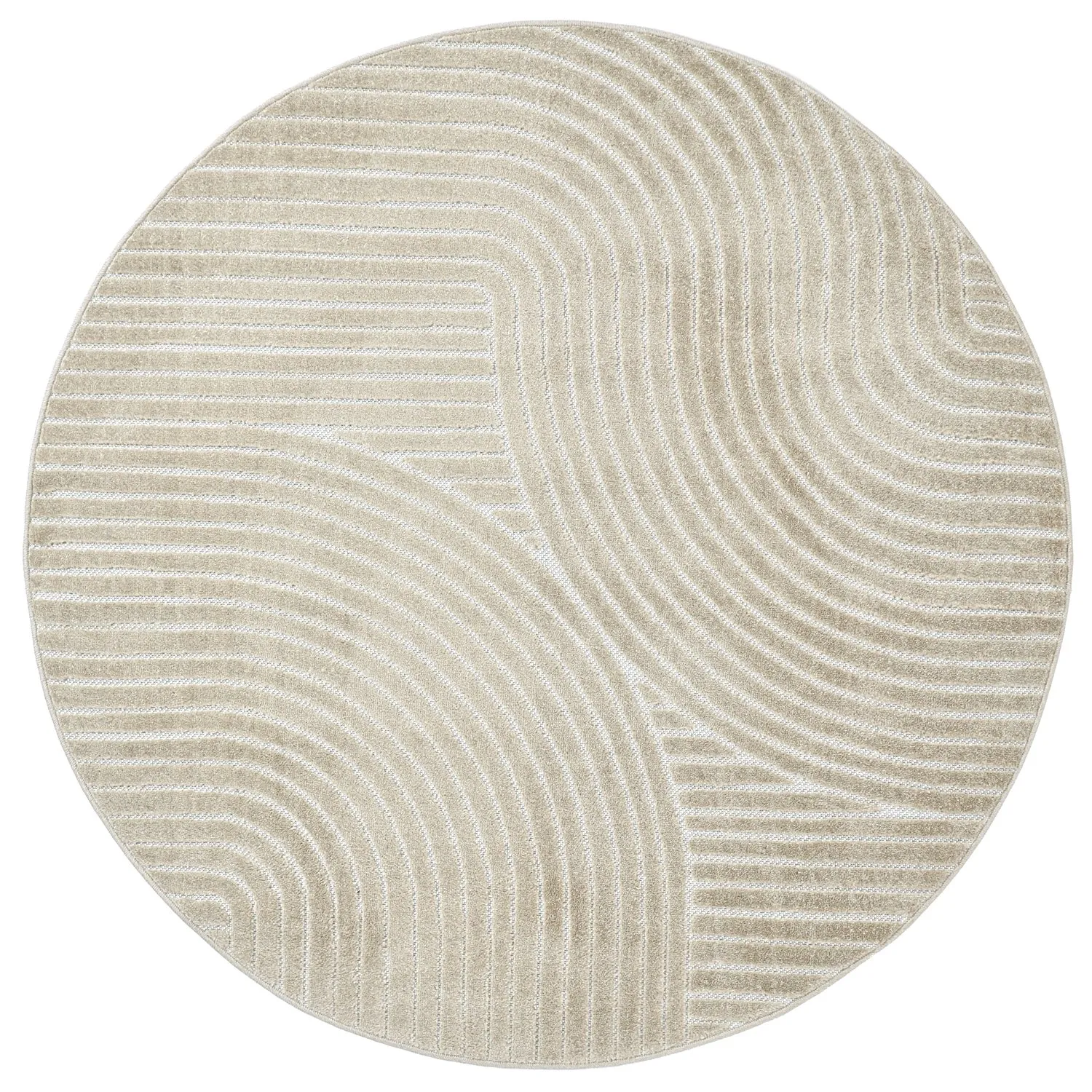 Alfombras redondeadas - Indoor/Outdoor Devon (beige)