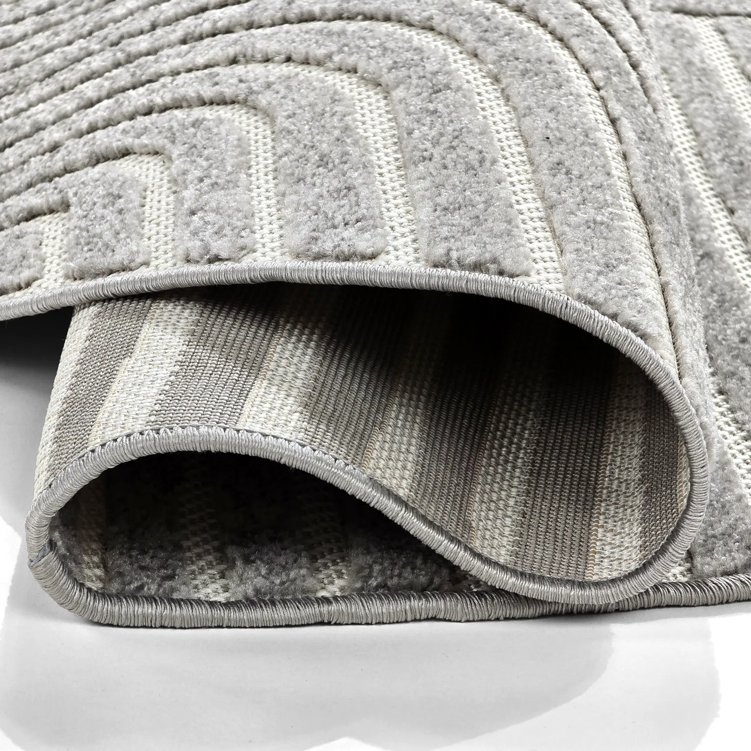 Alfombras redondeadas - Indoor/Outdoor Devon (gris)