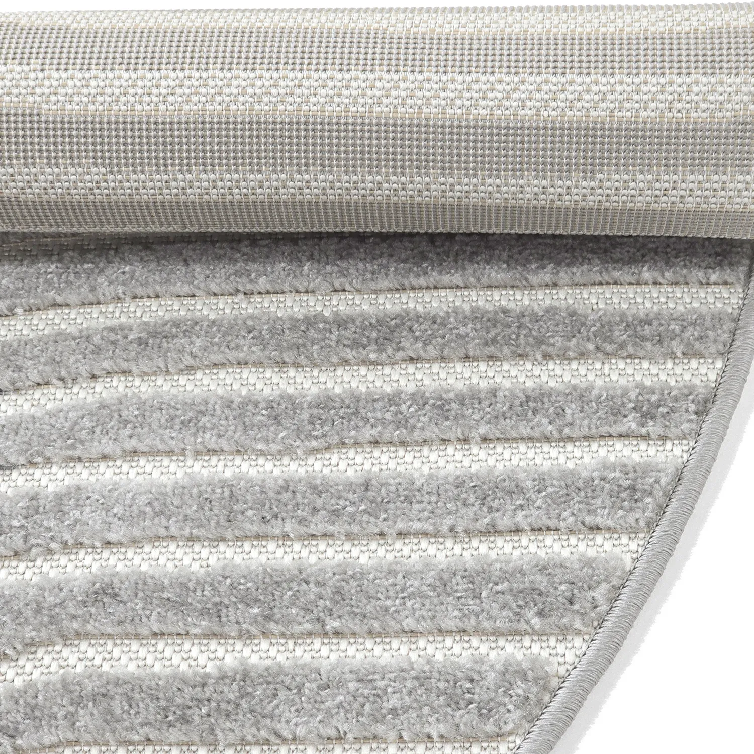Alfombras redondeadas - Indoor/Outdoor Devon (gris)