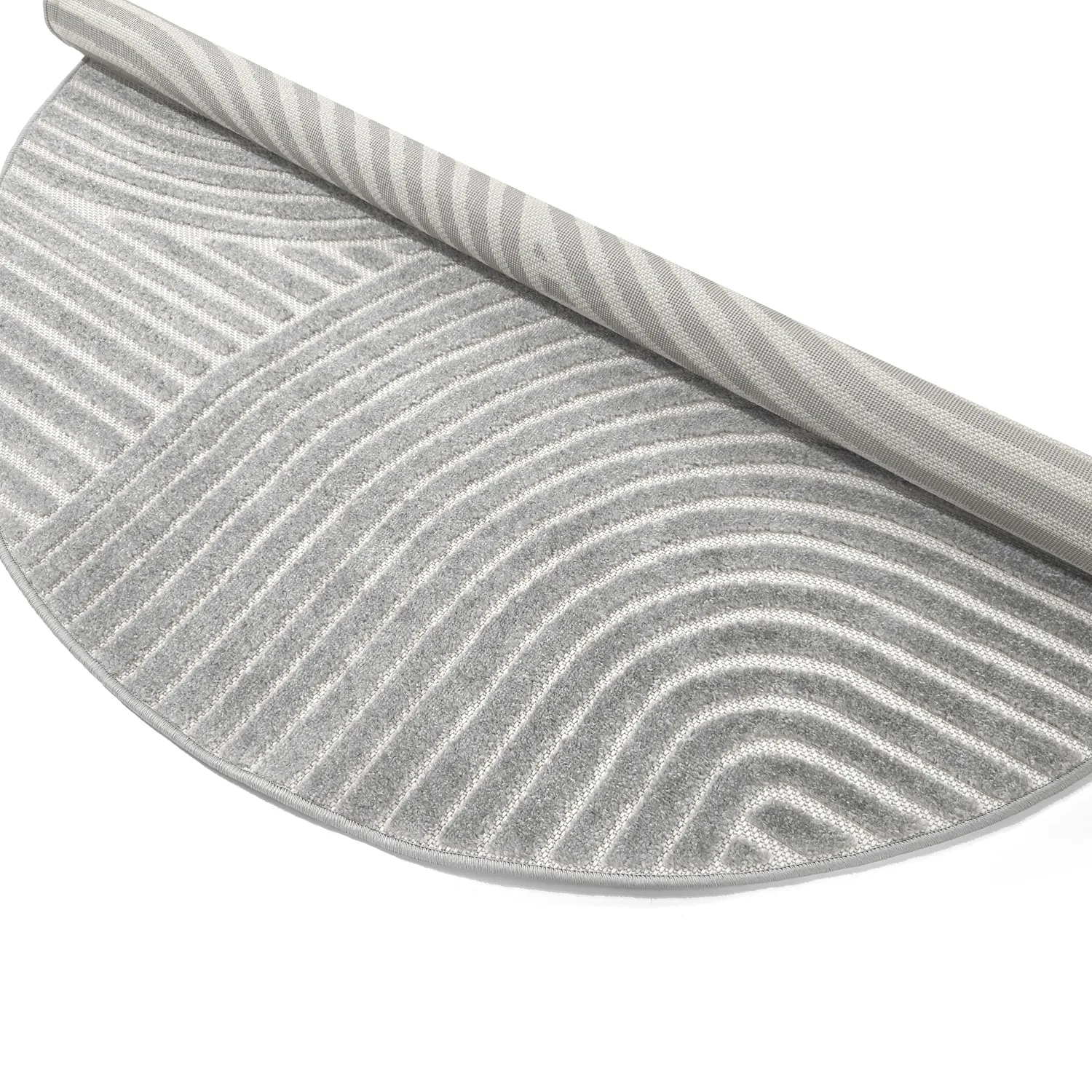 Alfombras redondeadas - Indoor/Outdoor Devon (gris)