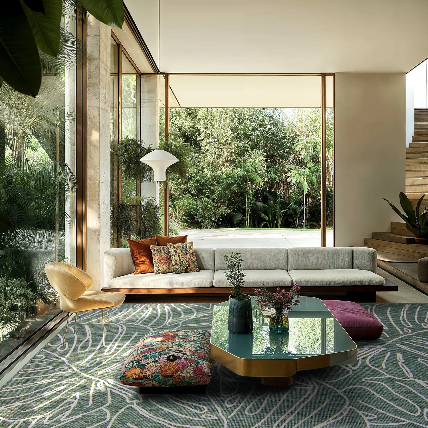 Alfombras de Interior/Exterior - Francis (verde)
