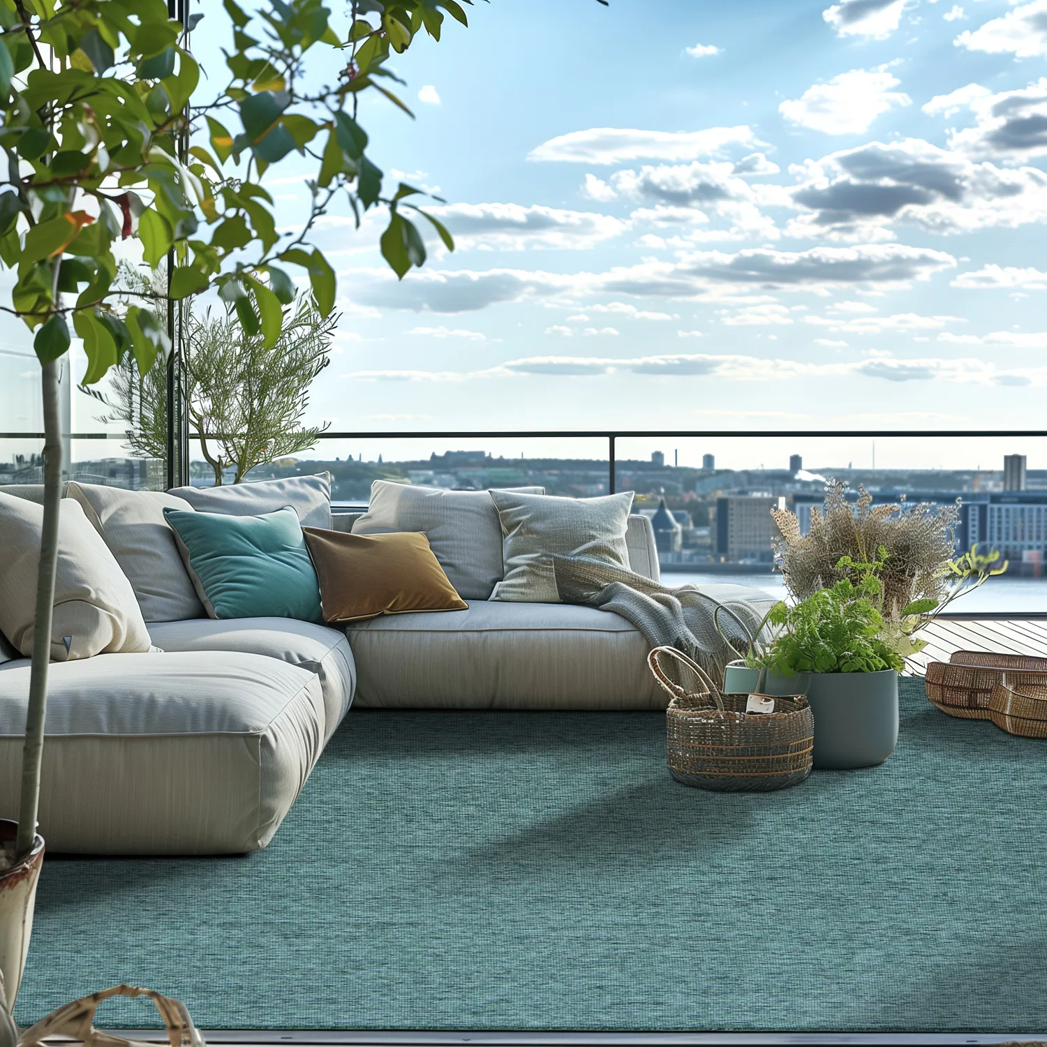Alfombras de Interior/Exterior - Monsanto (verde)