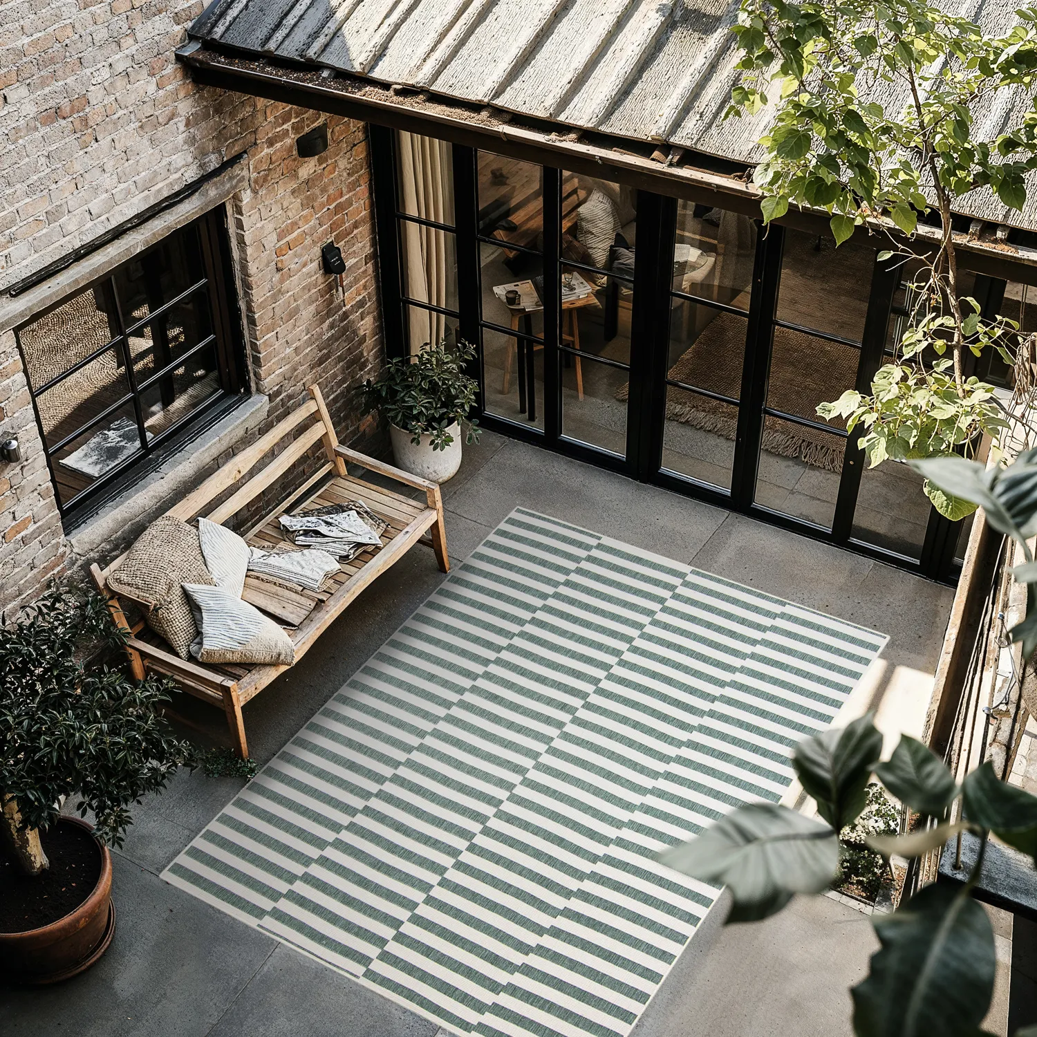 Alfombras de Interior/Exterior - Otto (verde)