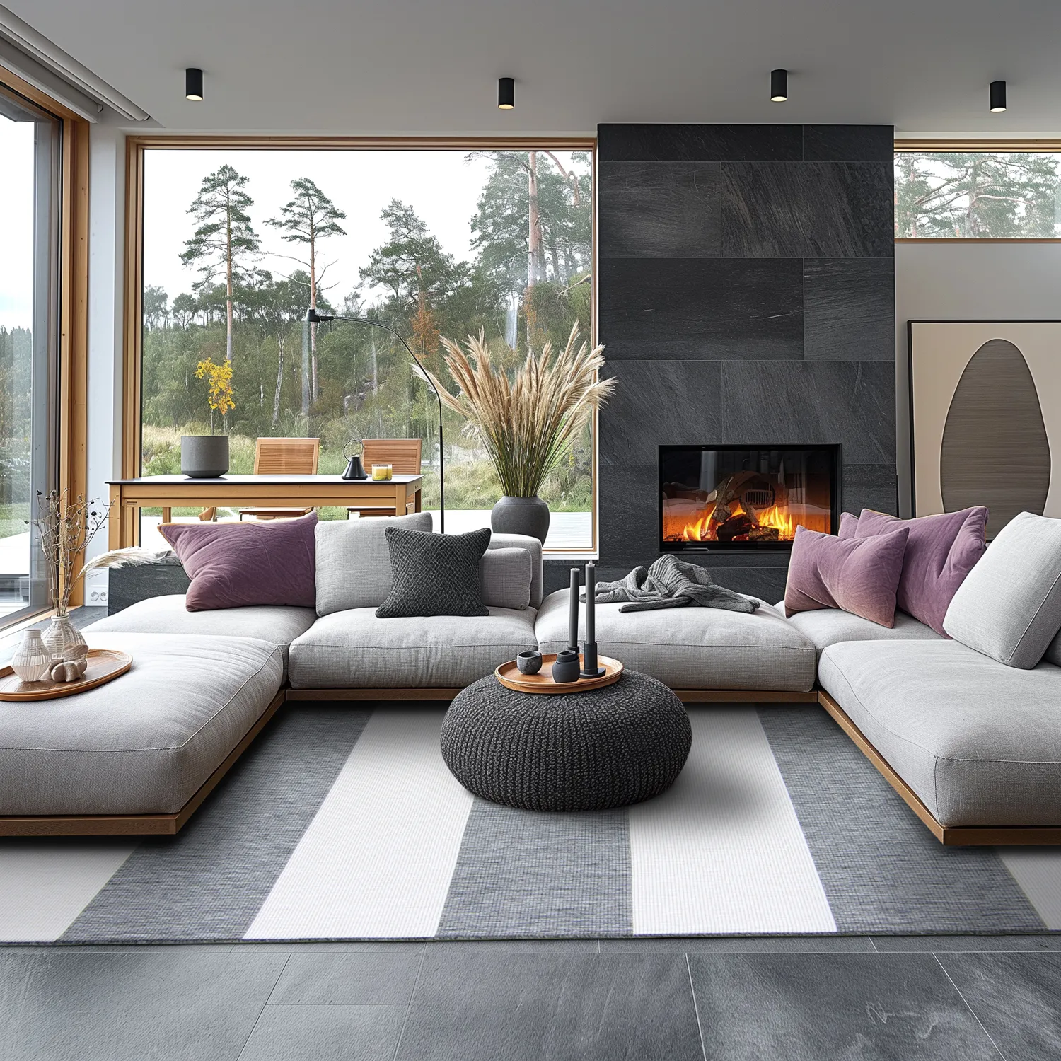 Alfombras de Interior/Exterior - Santana (gris)