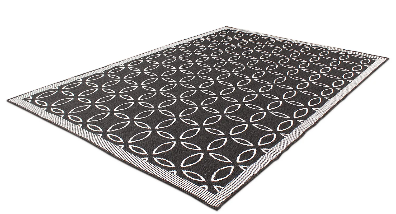 Alfombras de Interior/Exterior - Dewey (negro)