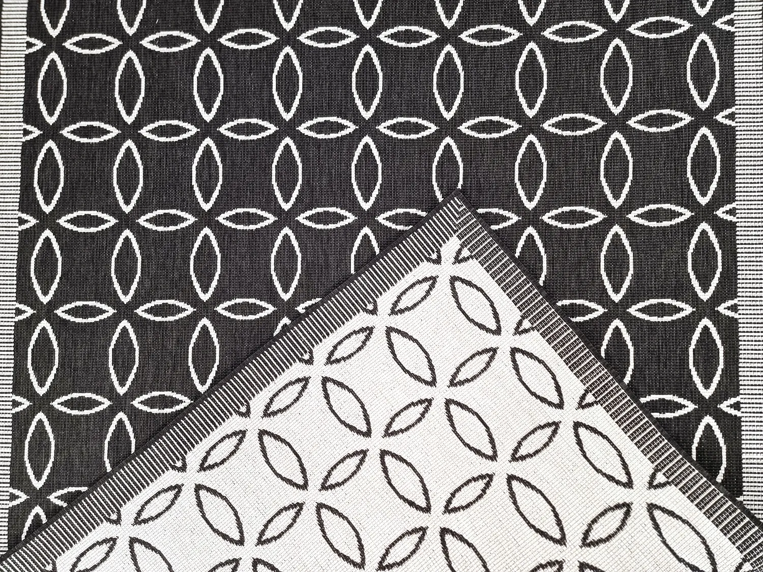 Alfombras de Interior/Exterior - Dewey (negro)