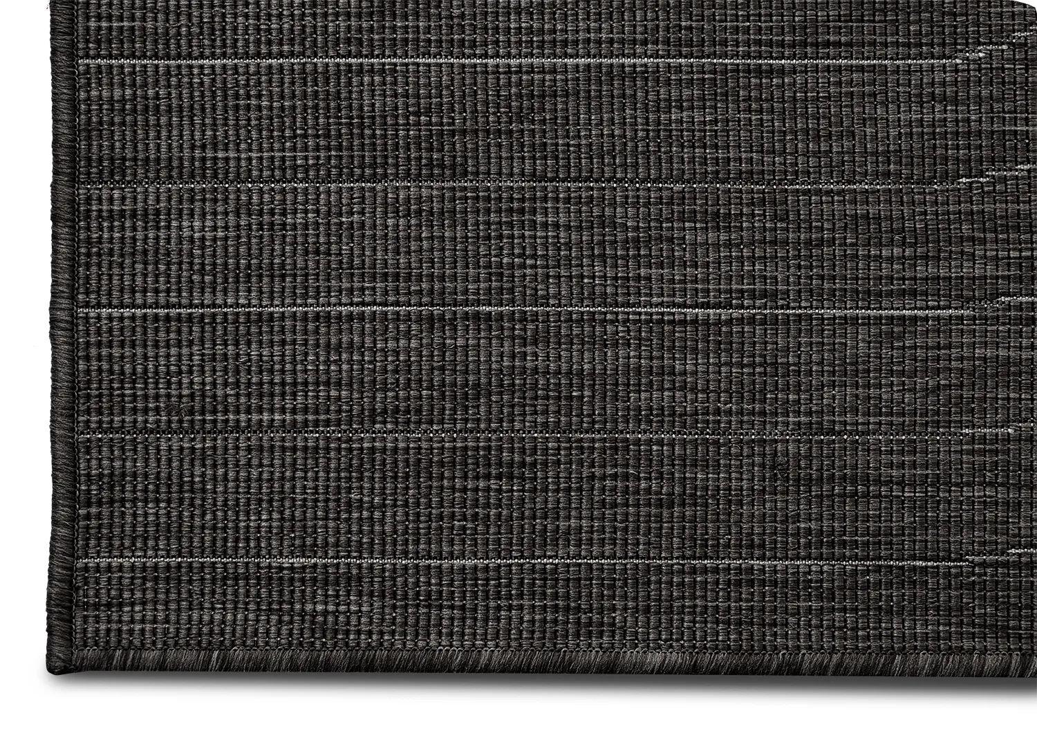 Alfombras de Interior/Exterior - Hayden (negro)